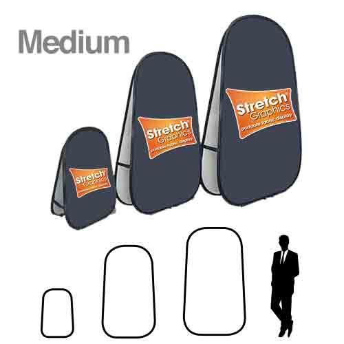 Stretch Graphics 1.0 x 1.7m Vertical Pop Out Banner