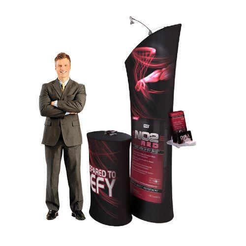 Tension banner stand kit