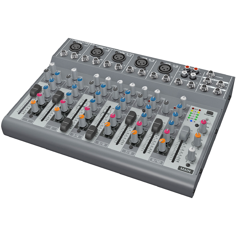 Behringer Xenyx 1002B 10-Input Battery Powered Portable Mixer