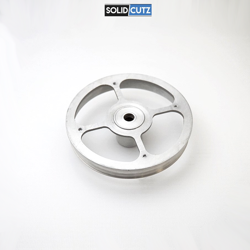 SolidCutz Platter Plattenteller Silber für Numark PT01Neu