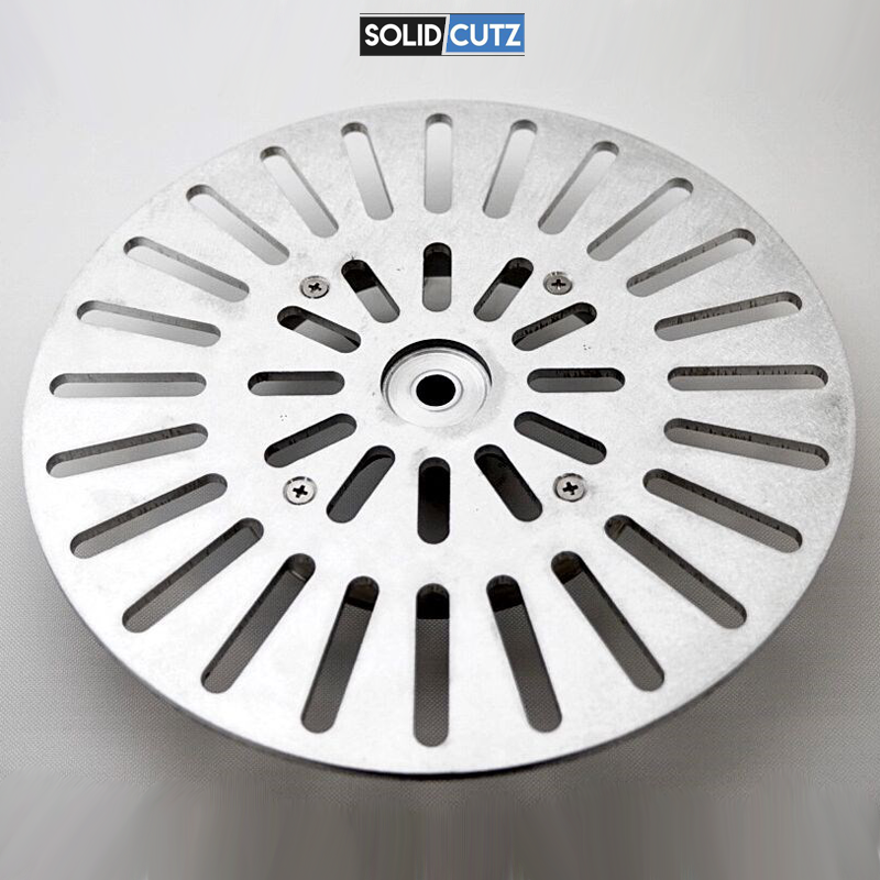 SolidCutz Platter Plattenteller Silber für Numark PT01Neu