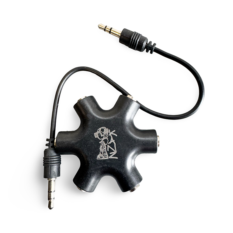 Kanz 5 Way 3.5mm Stereo Audio Splitter