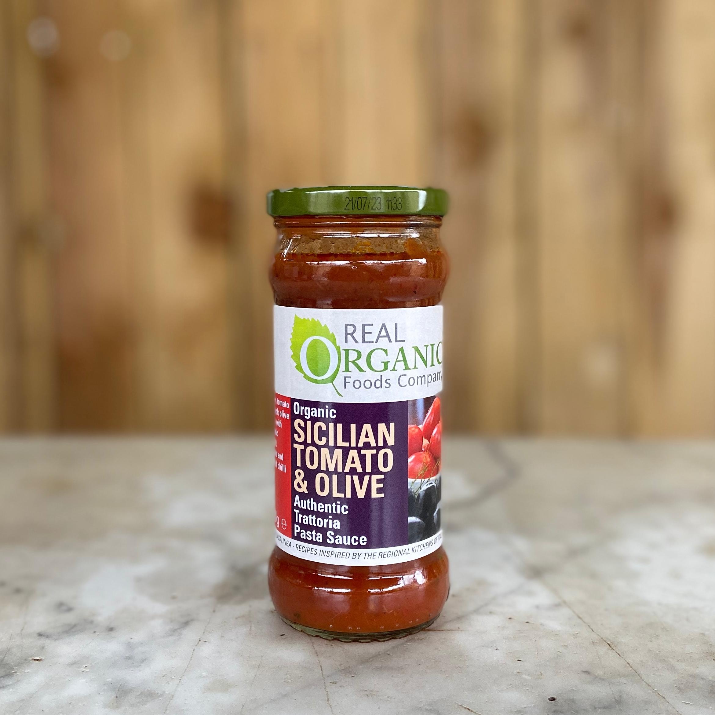 Organic Sicilian Tomato and Olive Pasta Sauce