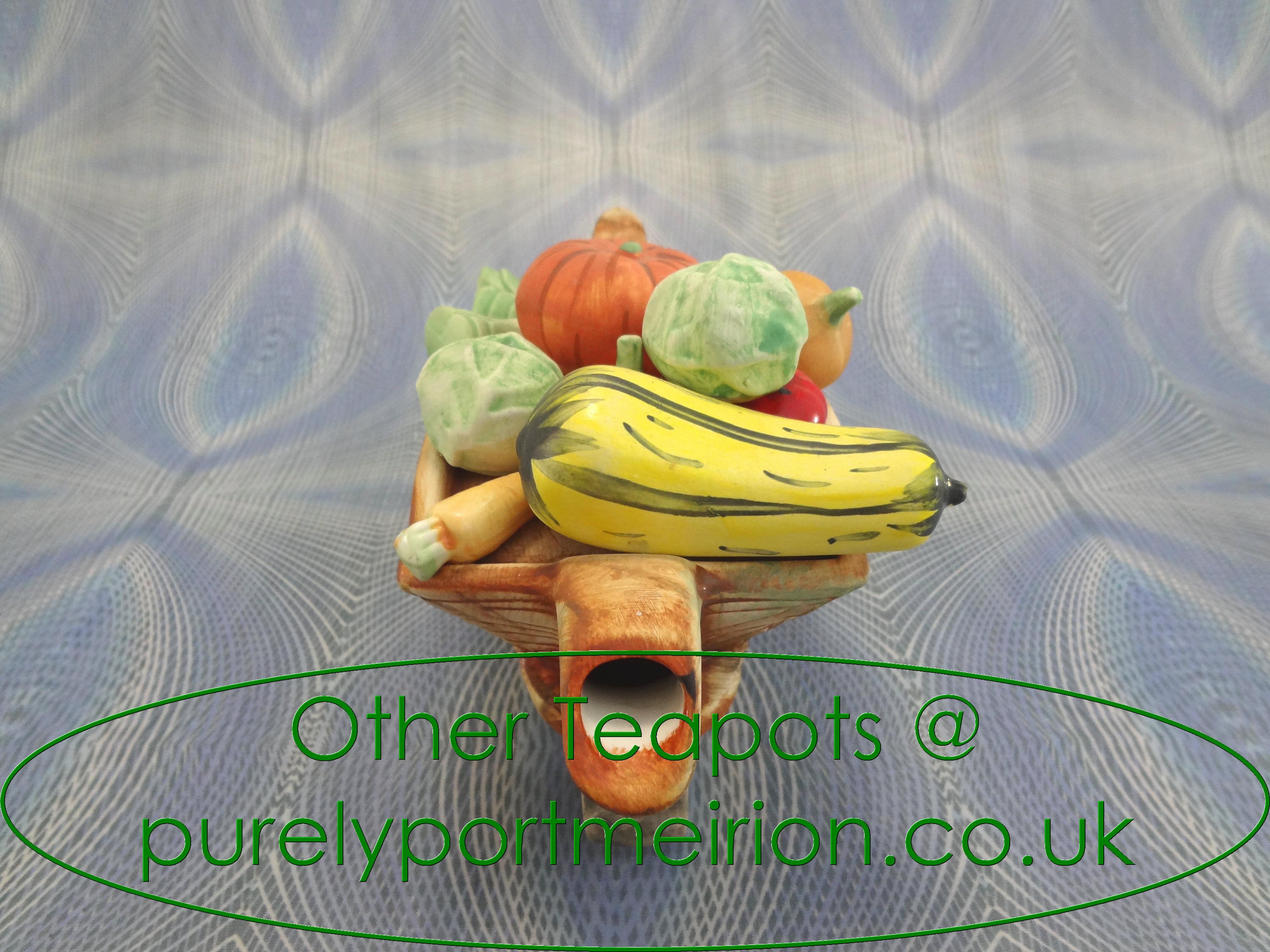 The Teapottery Garden Wheelbarrow Teapot, OT12
