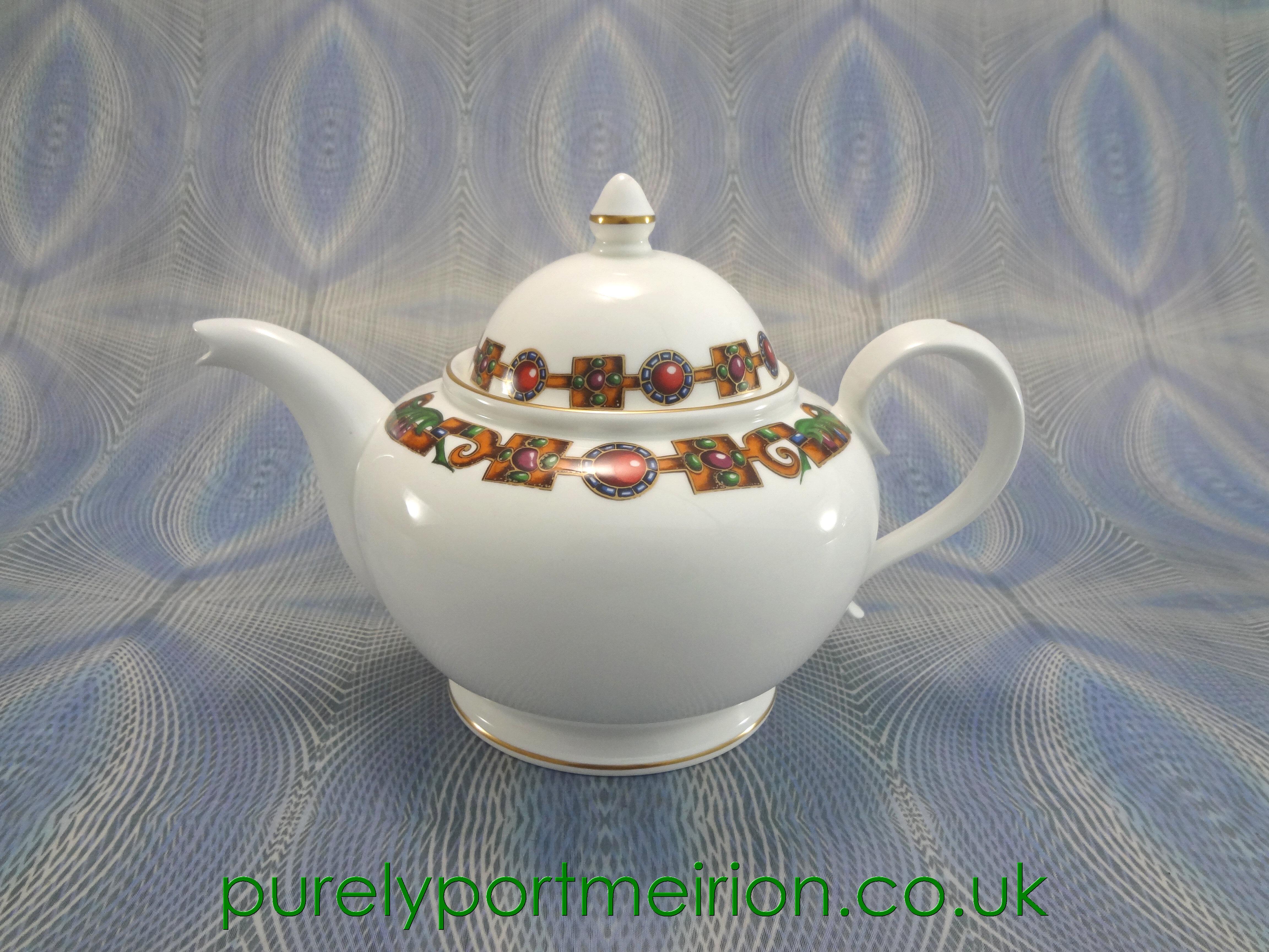 Portmeirion China Ancestral Jewels Teapot