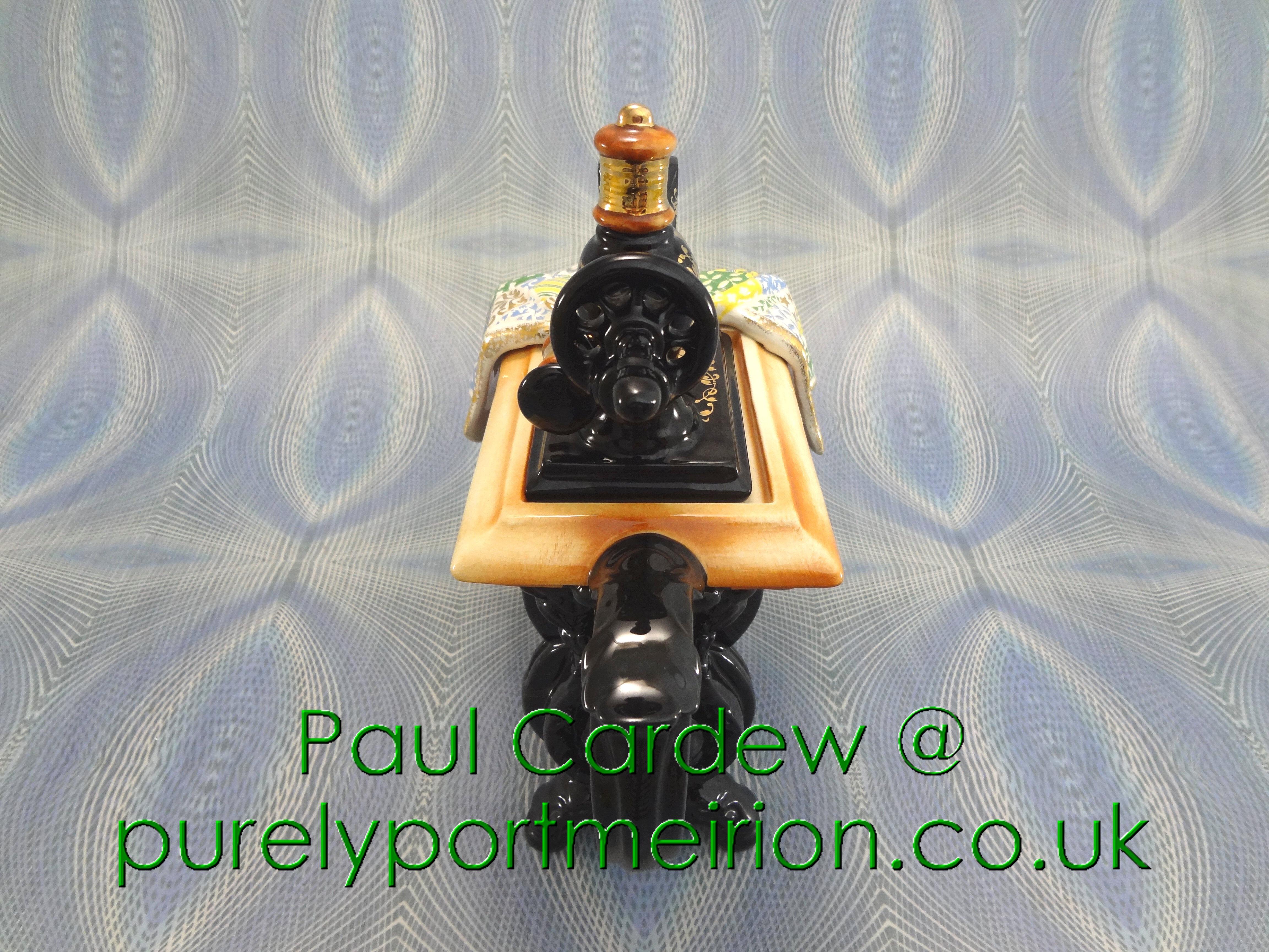 Paul Cardew Design Large Gold Edition Quilted Sewing Machine Teapot, TP241