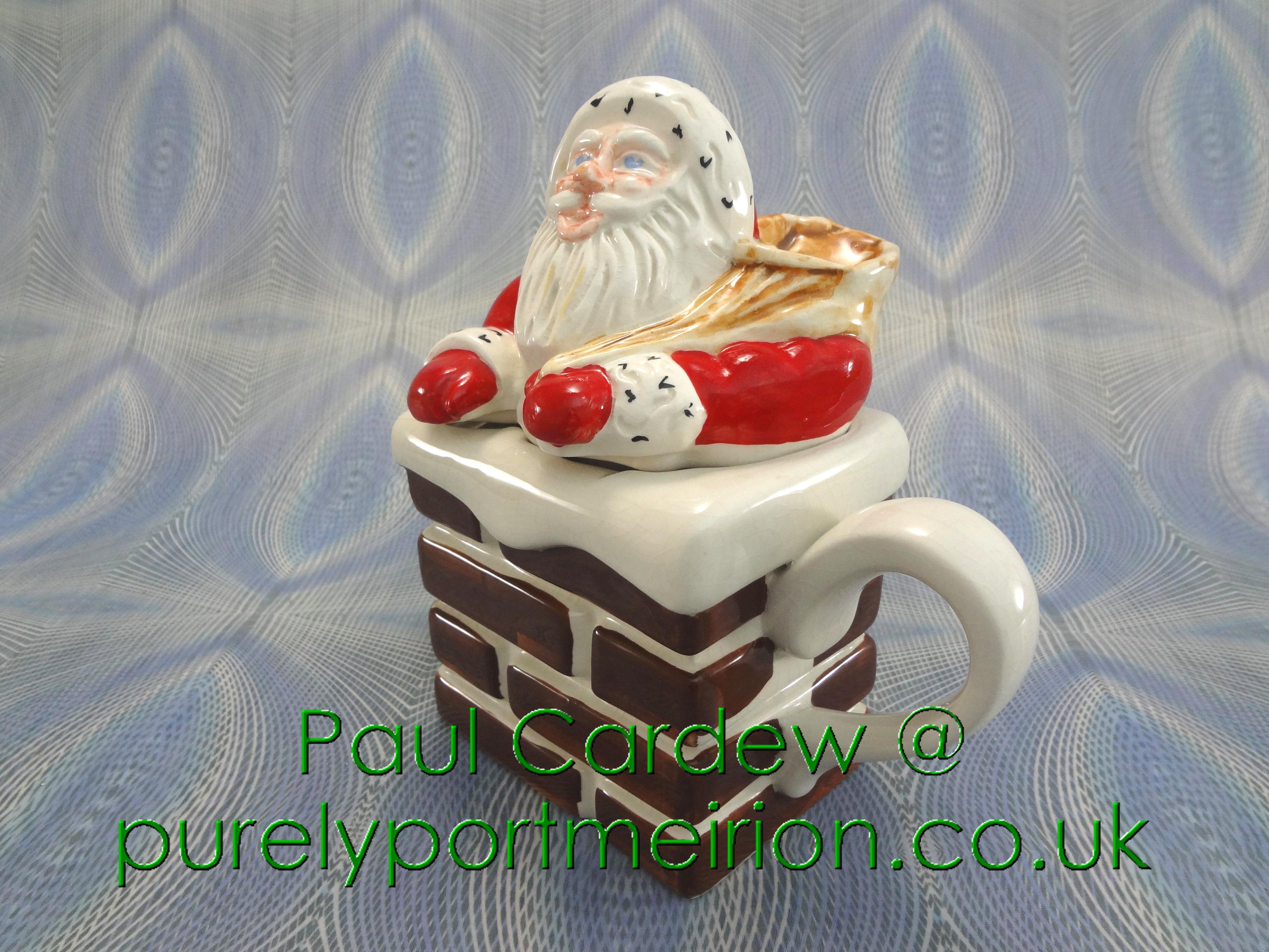 Paul Cardew Design Santa On The Chimney Teapot, TP313