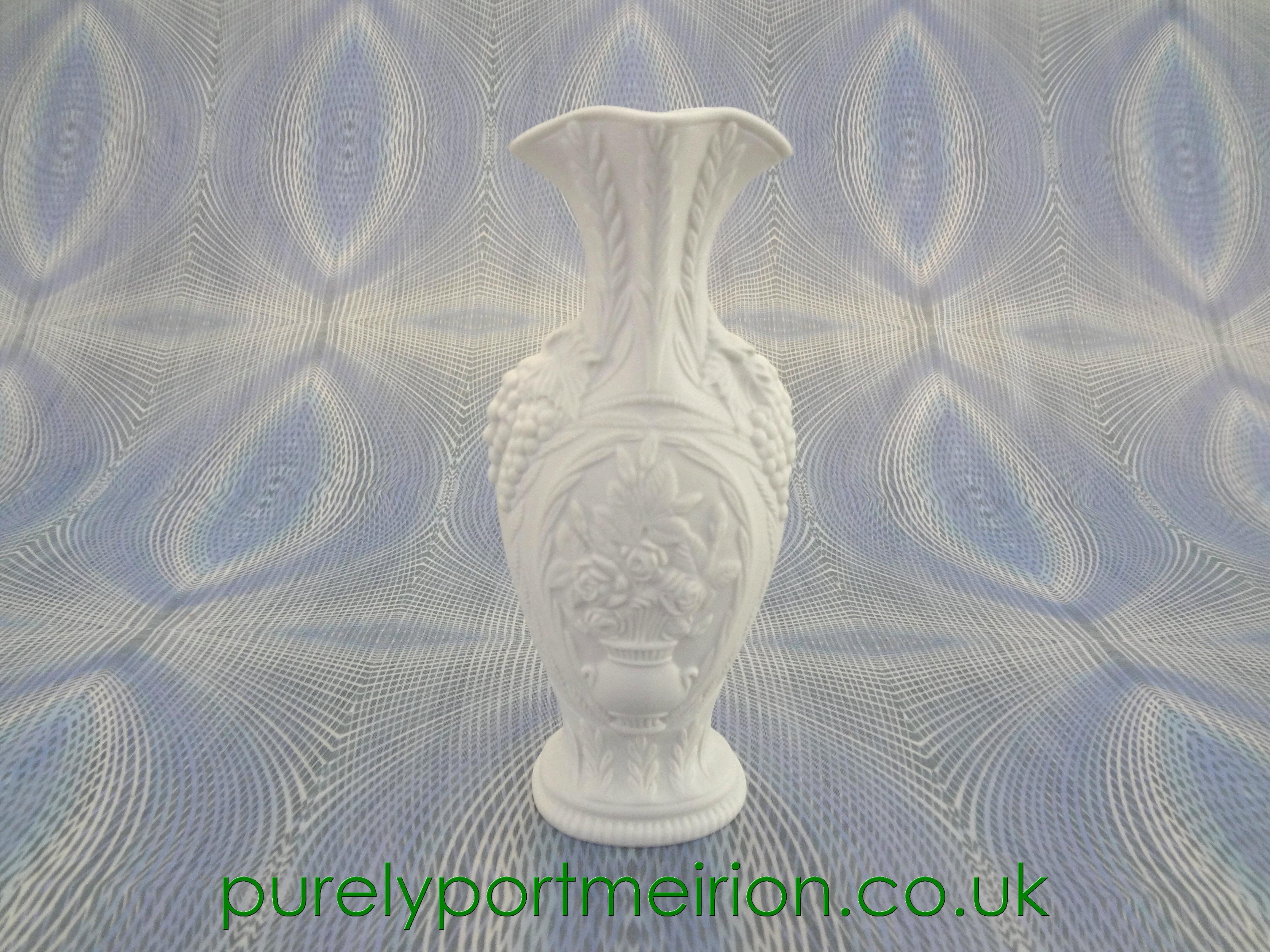 Portmeirion Parian Ware Rose Bouquet Vase, PW66