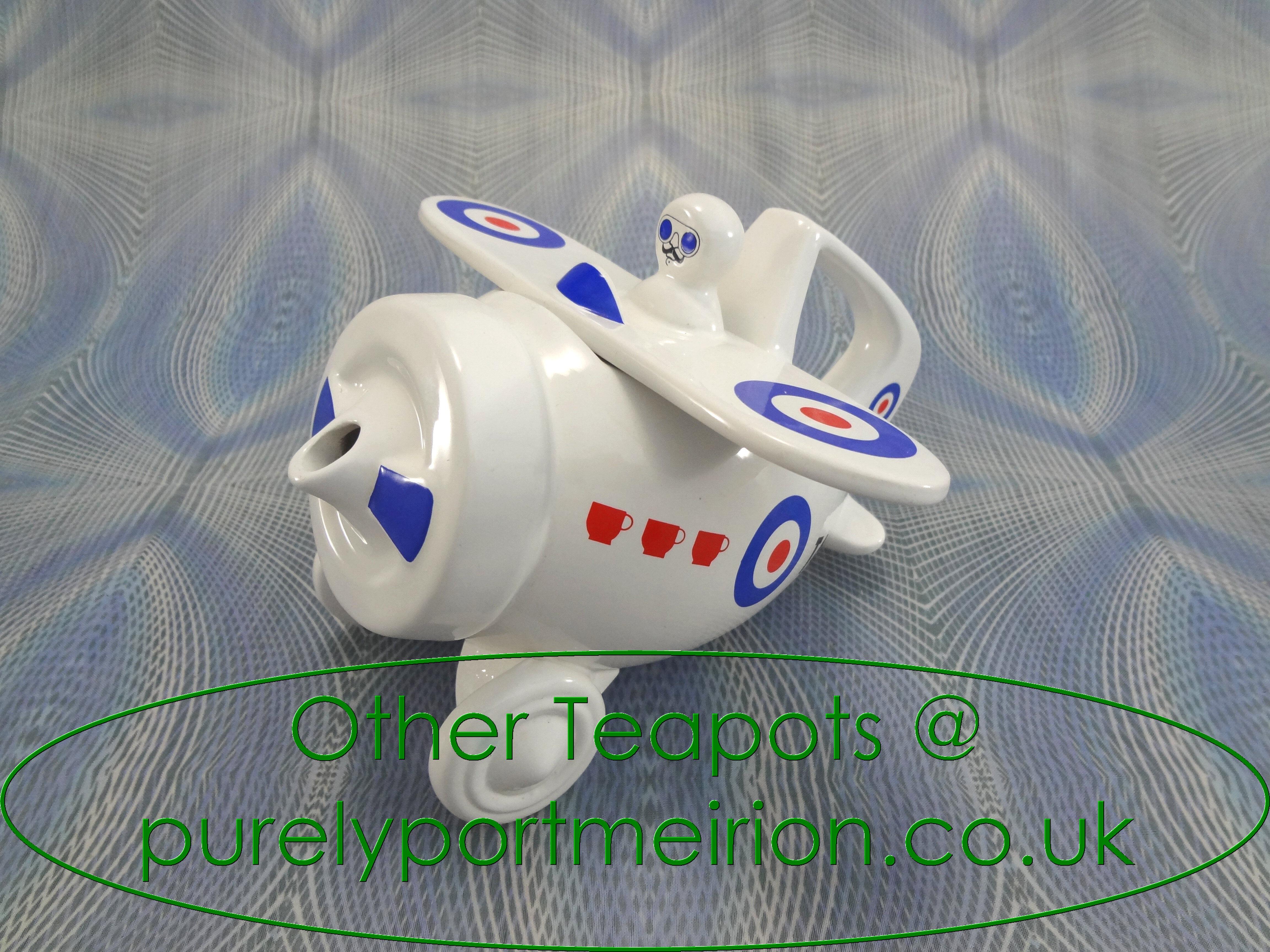 Westfield Art Pottery Mono Plane T46 Collectable Teapot, OT21