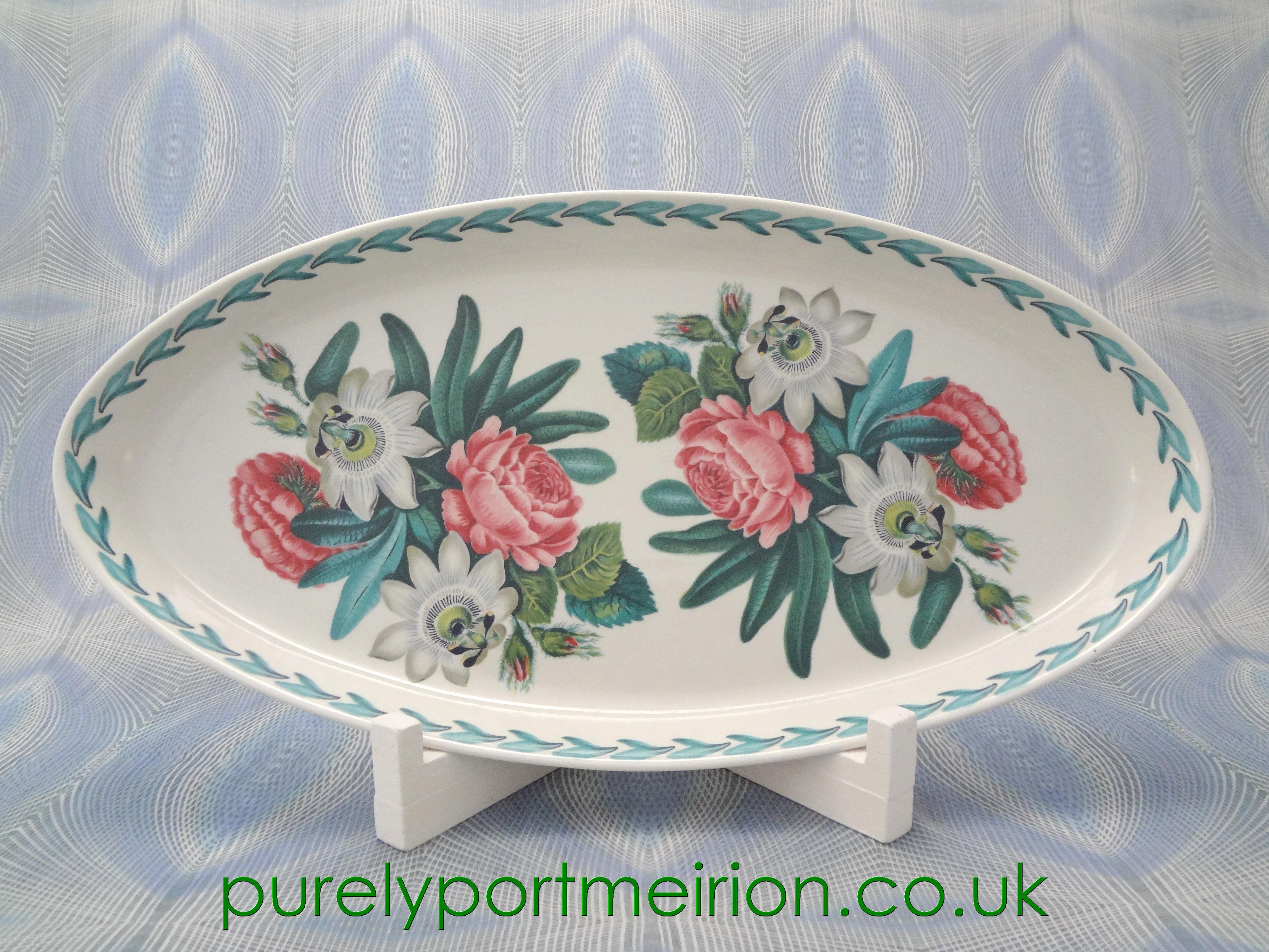 Portmeirion Rose and Passion Flower | Rare 1977 Folk Art Design