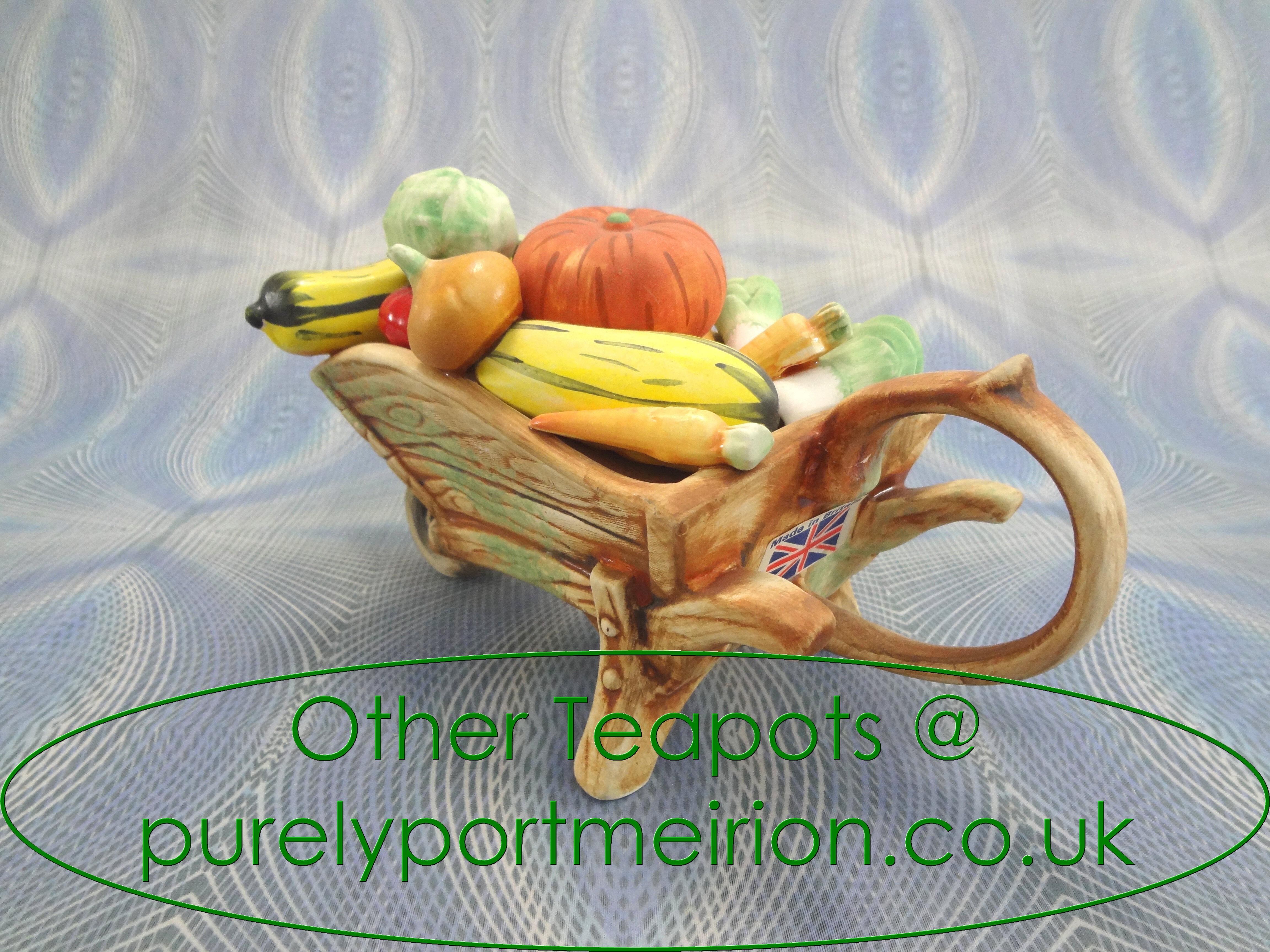 The Teapottery Garden Wheelbarrow Teapot, OT12 The Teapottery Garden Wheelbarrow Teapot, OT12