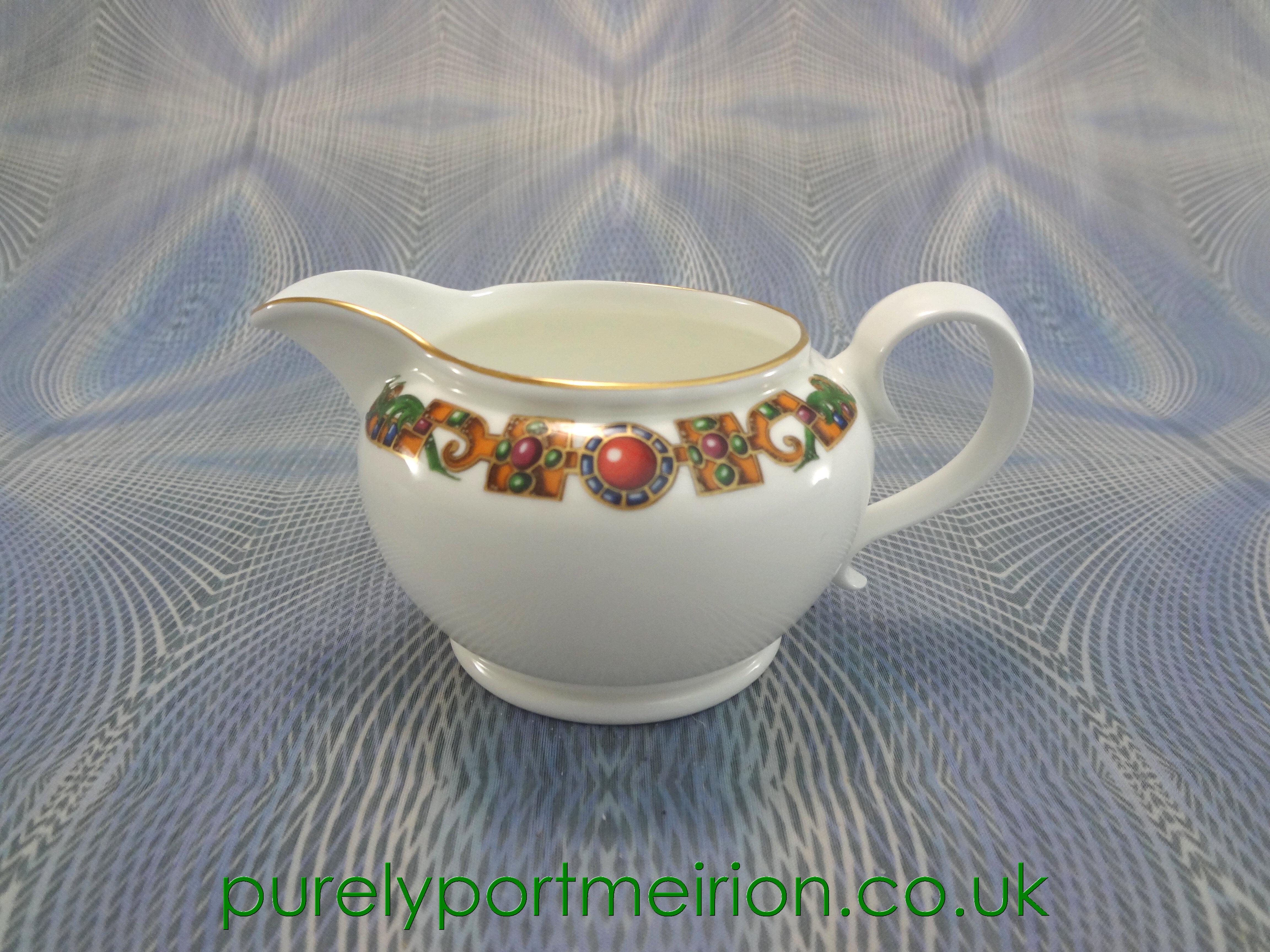 Portmeirion Ancestral Jewels China Covered Small Milk Jugl, A52