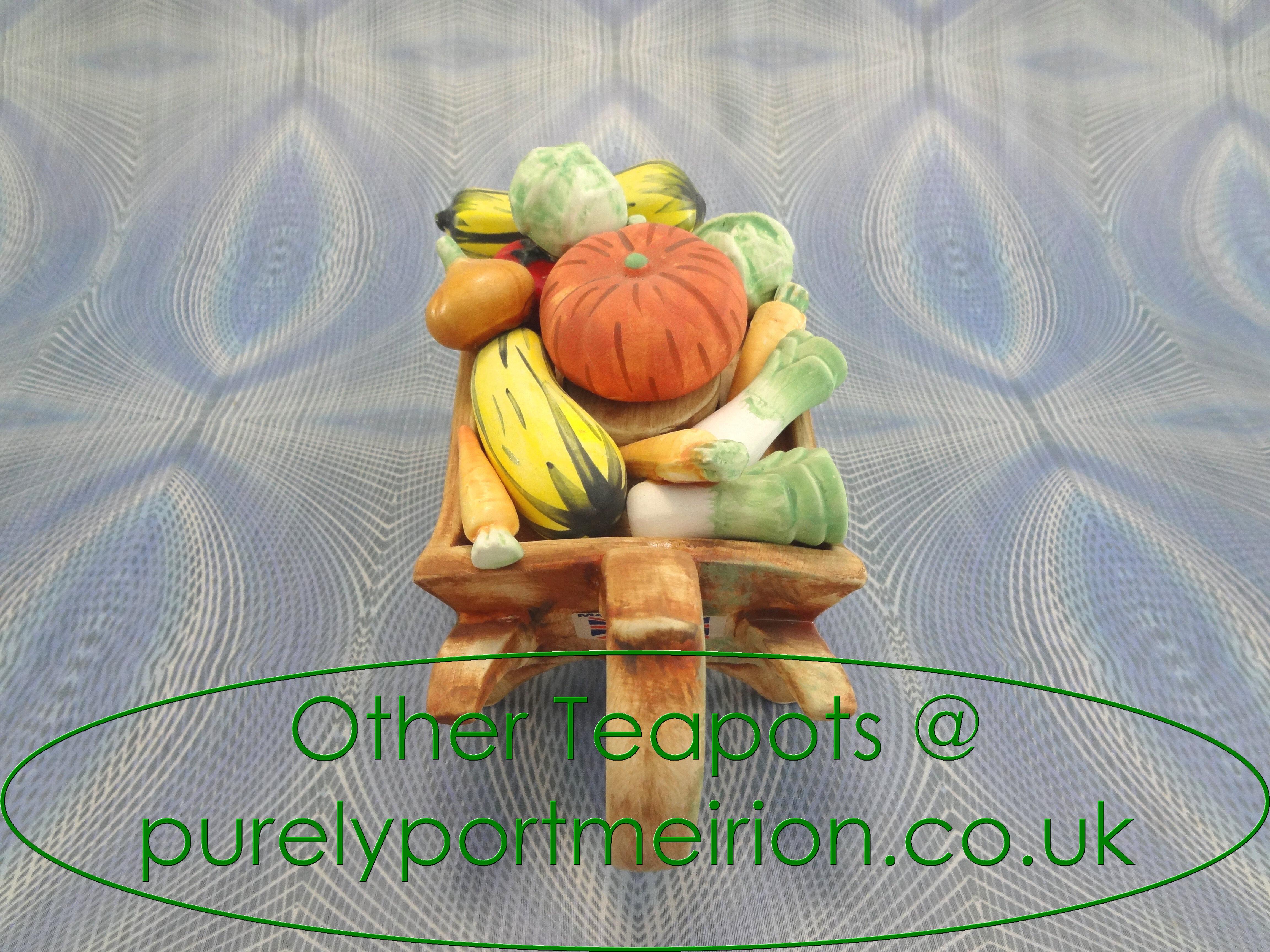 The Teapottery Garden Wheelbarrow Teapot, OT12