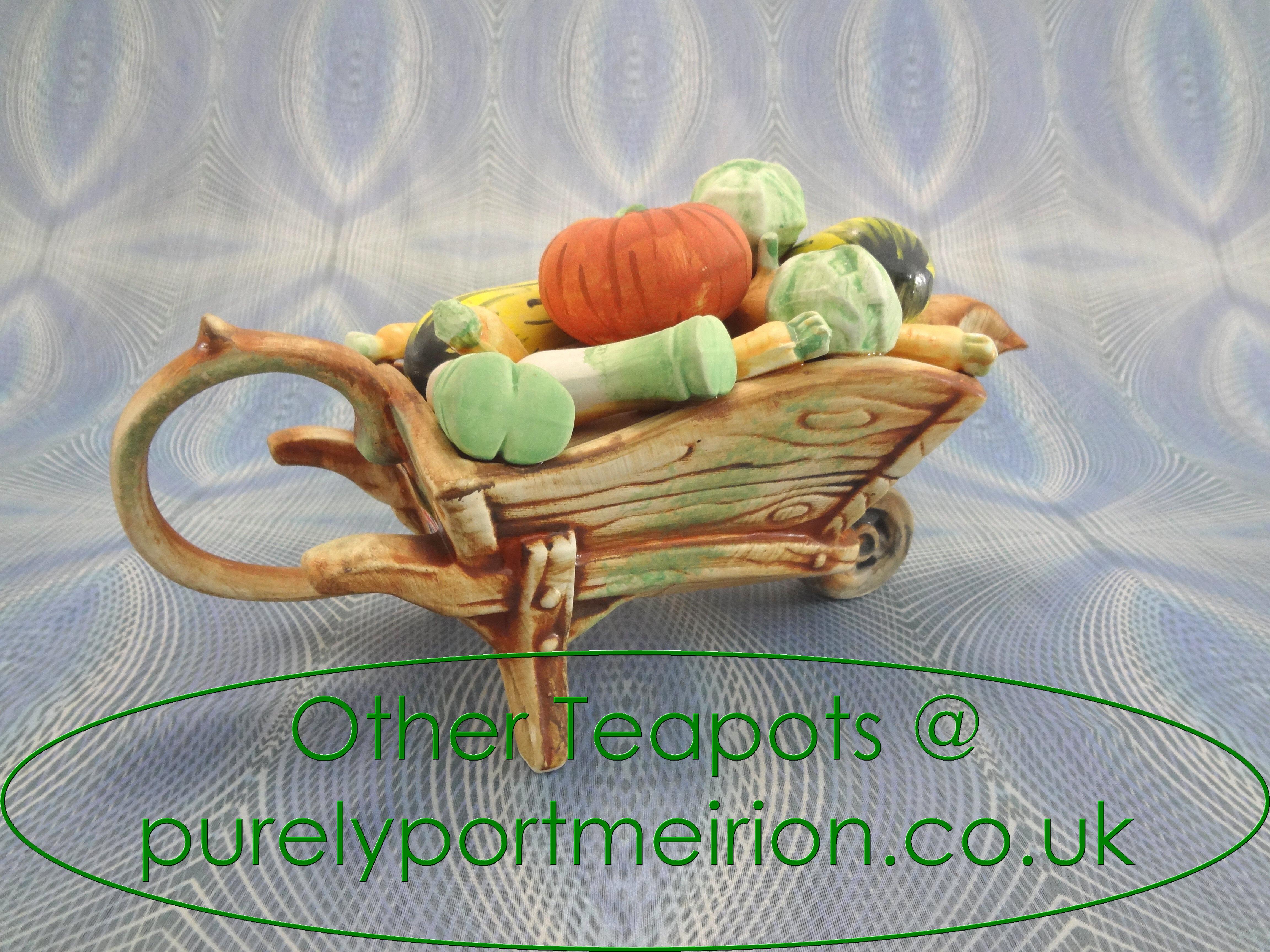 The Teapottery Garden Wheelbarrow Teapot, OT12