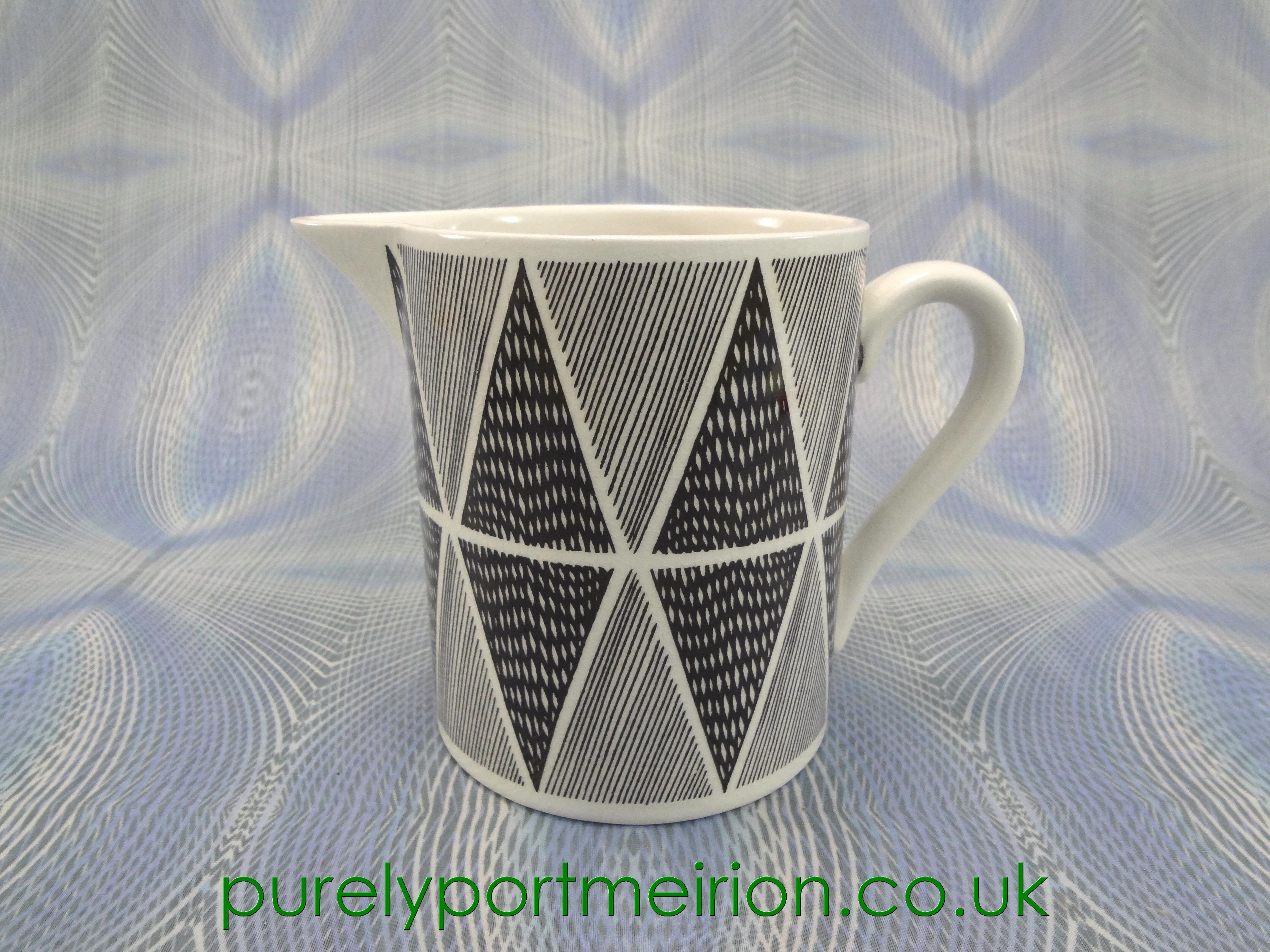 Portmeirion Black Diamond | Authentic 1963 Graphic Design
