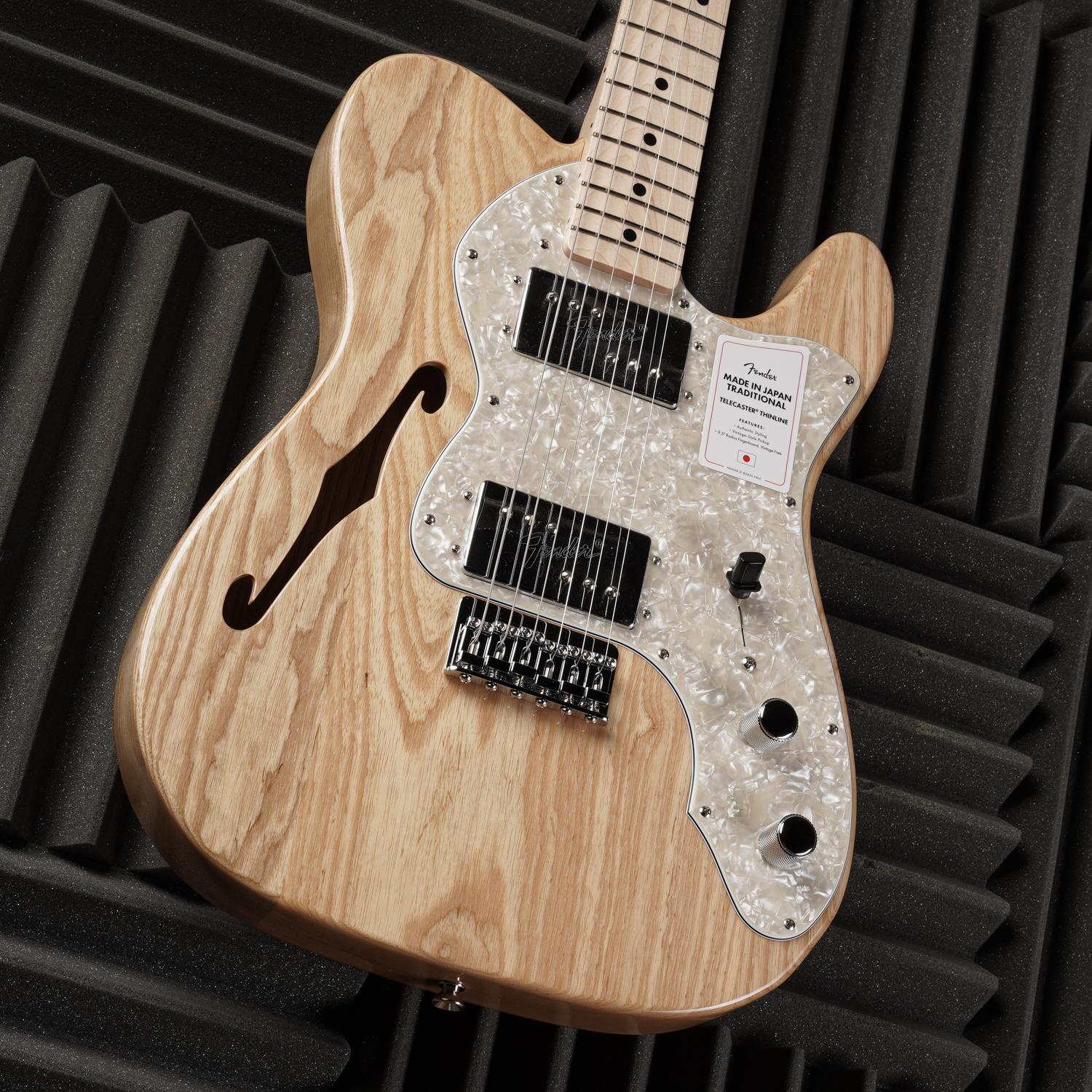 MIJ Traditional '70s Telecaster Thinline with Maple Fretboard