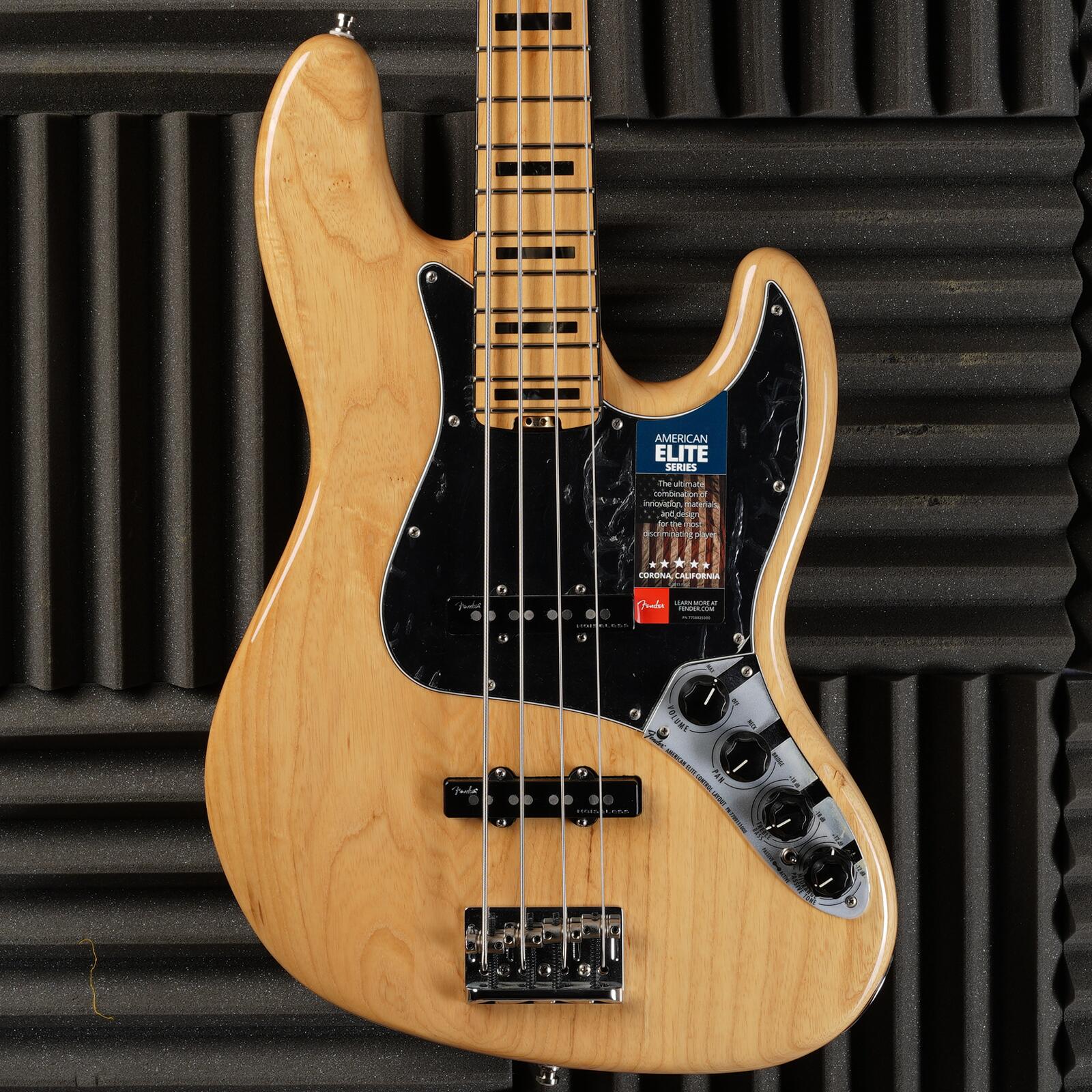 Fender american elite jazz bass natural new arrivals