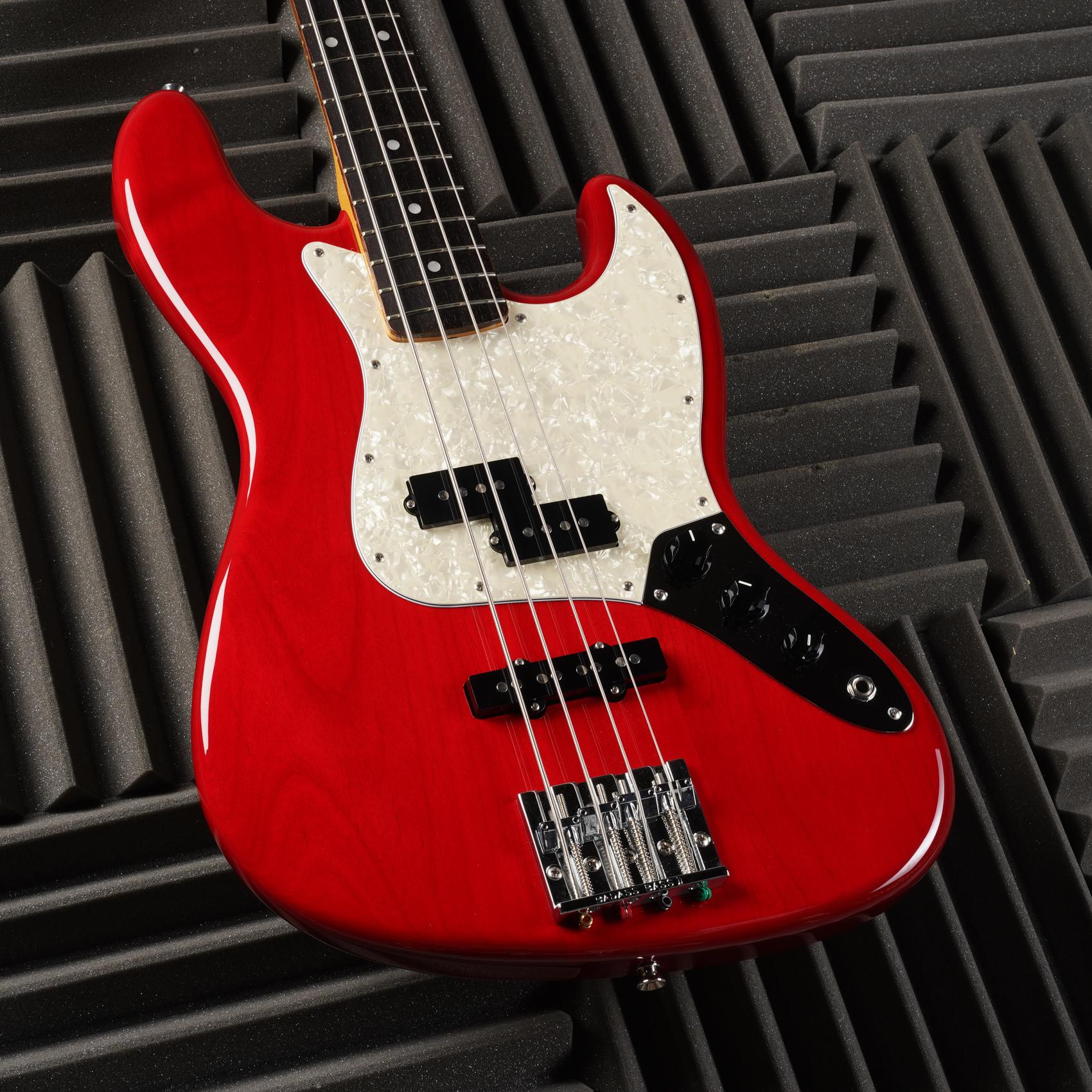 Fender JB-62 P/J BD MH Jazz Bass Reissue MIJ 2013 Translucent Red
