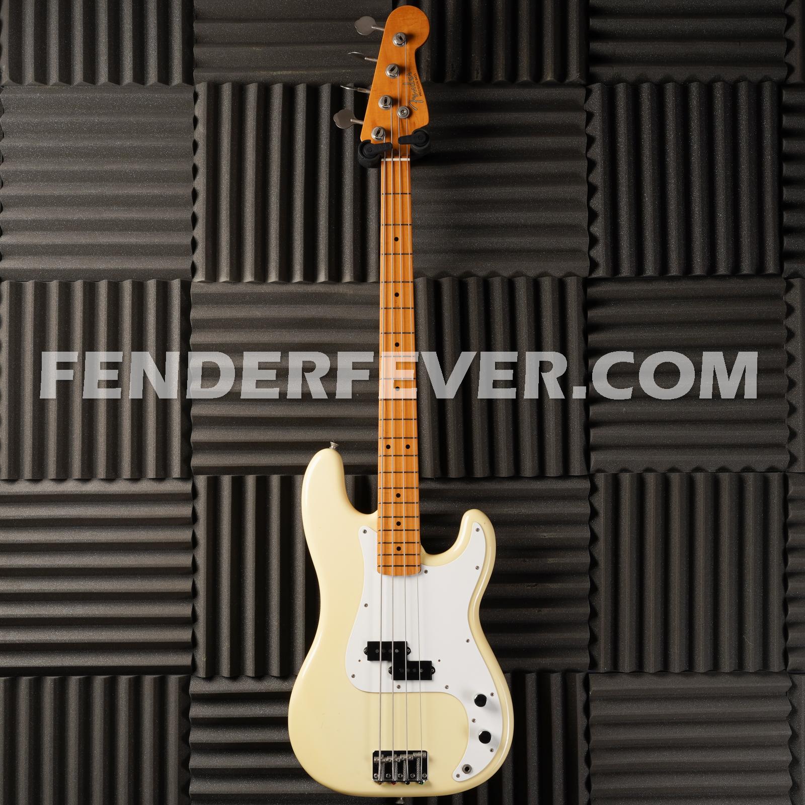 Fender PB-57 US Precision Bass Reissue MIJ 1994 - Aged Vintage White