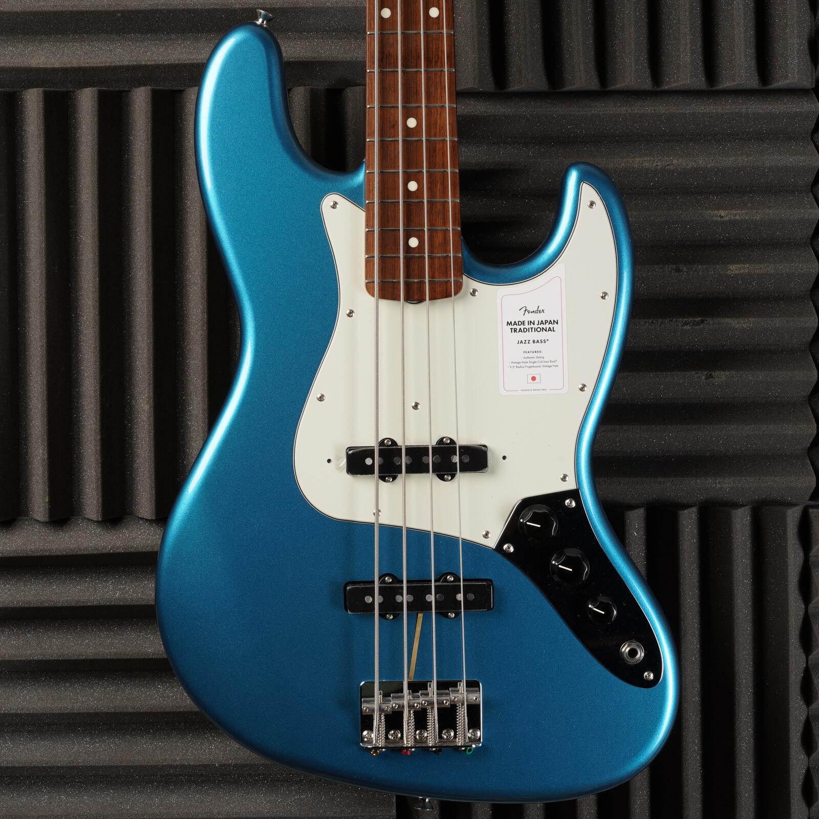 Fender MIJ Traditional II '60s Jazz Bass 2021 - Lake Placid Blue