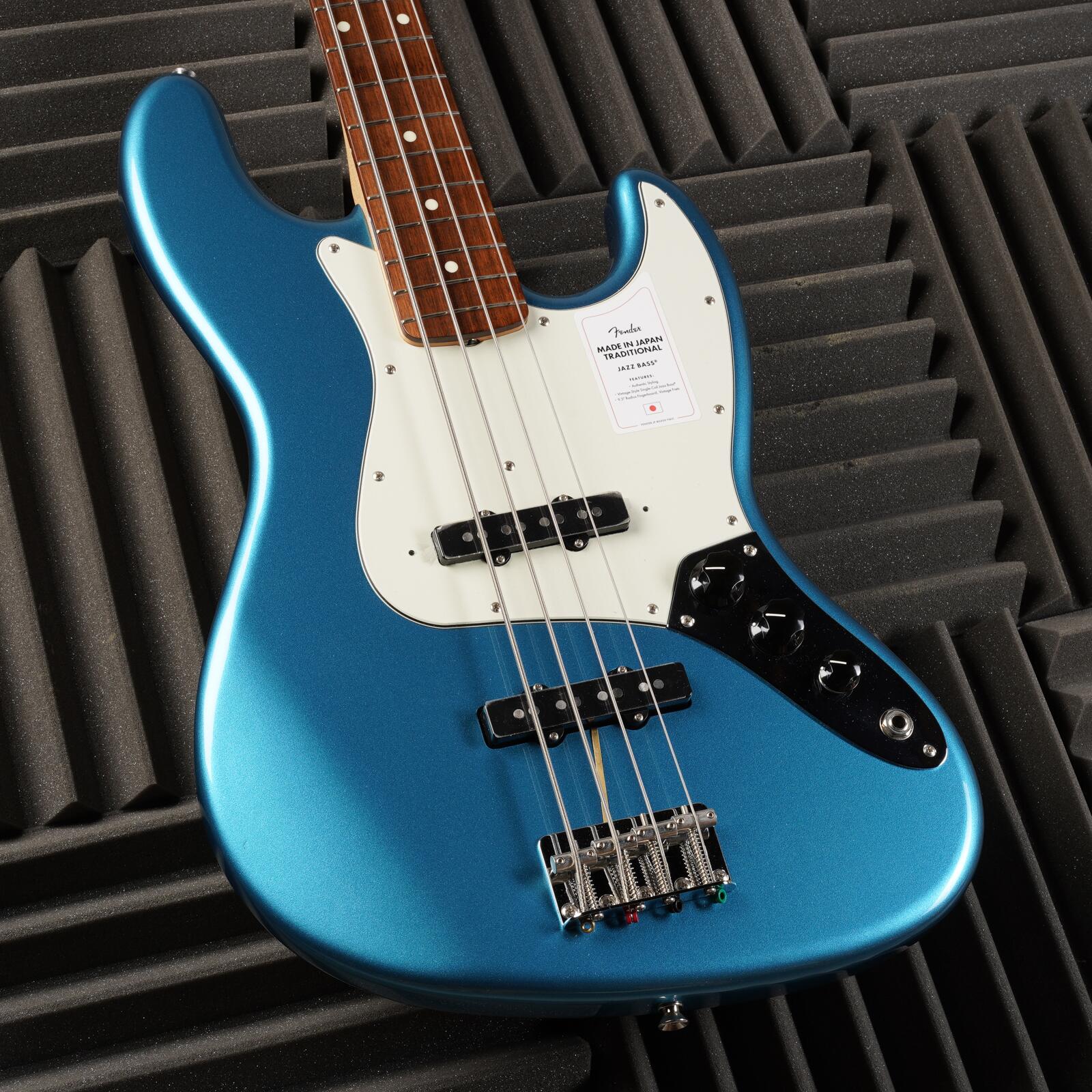 Fender MIJ Traditional II '60s Jazz Bass 2021 - Lake Placid Blue