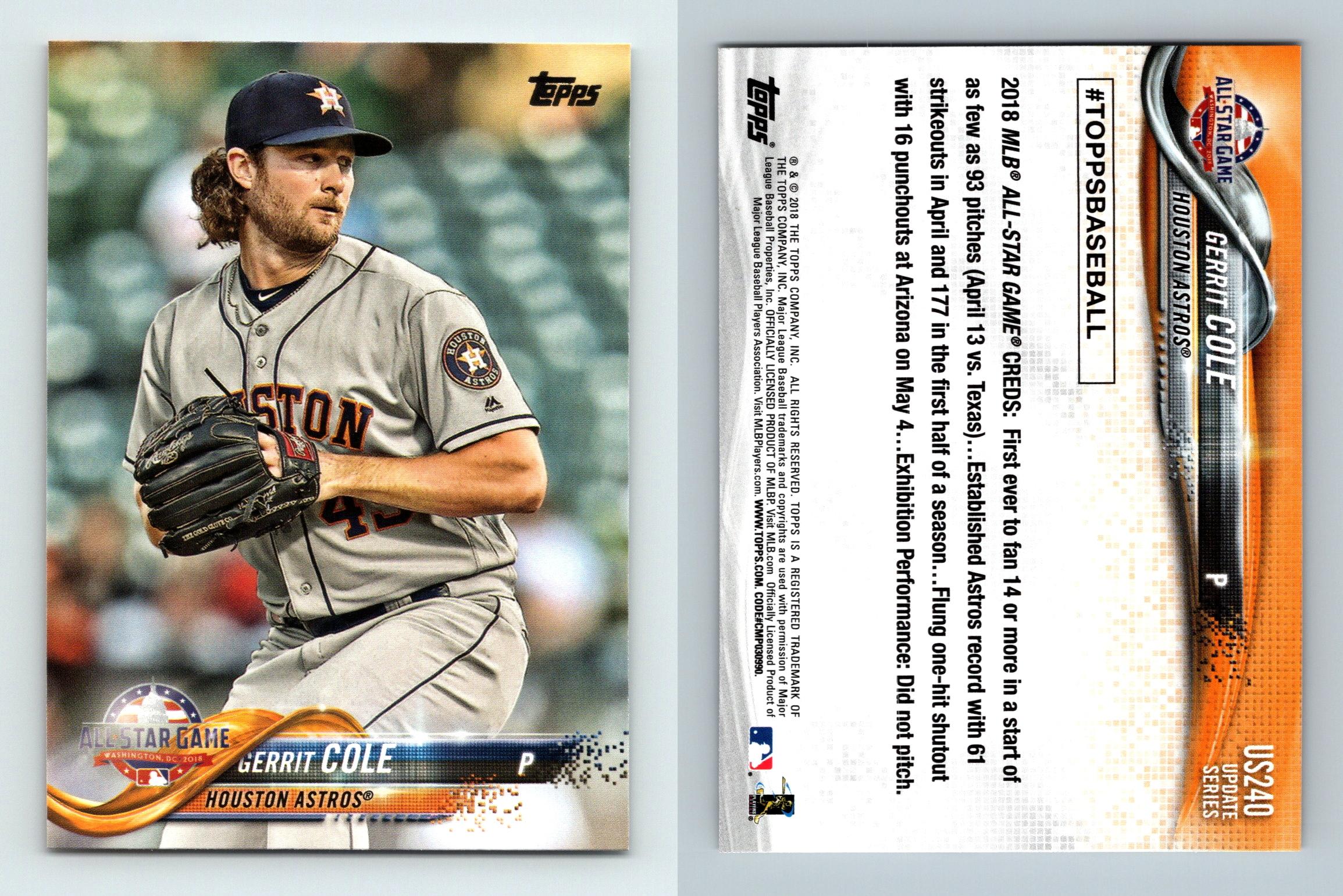 2018 Topps Update Gerrit Cole