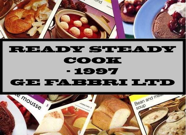Ready Steady Cook - 1997 GE Fabbri LTD