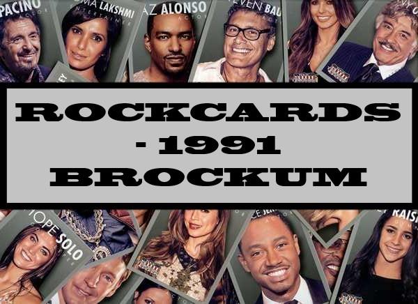Rockcards - 1991 Brockum