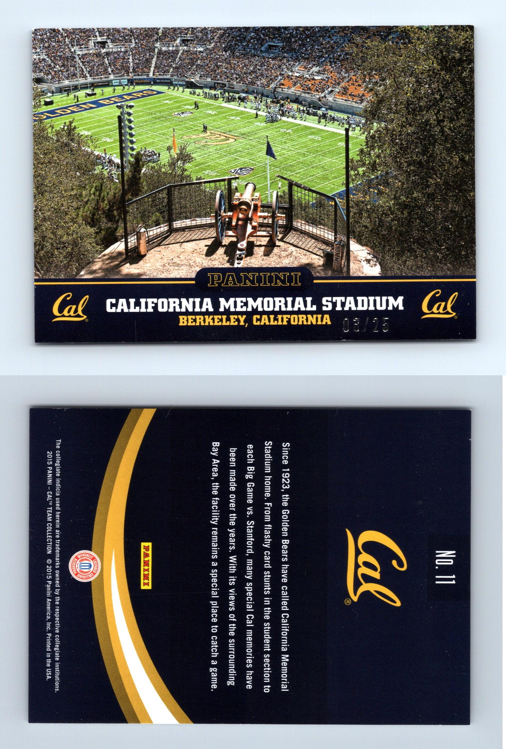 L.P. Ladouceur football card (California Golden Bears) 2015 Panini