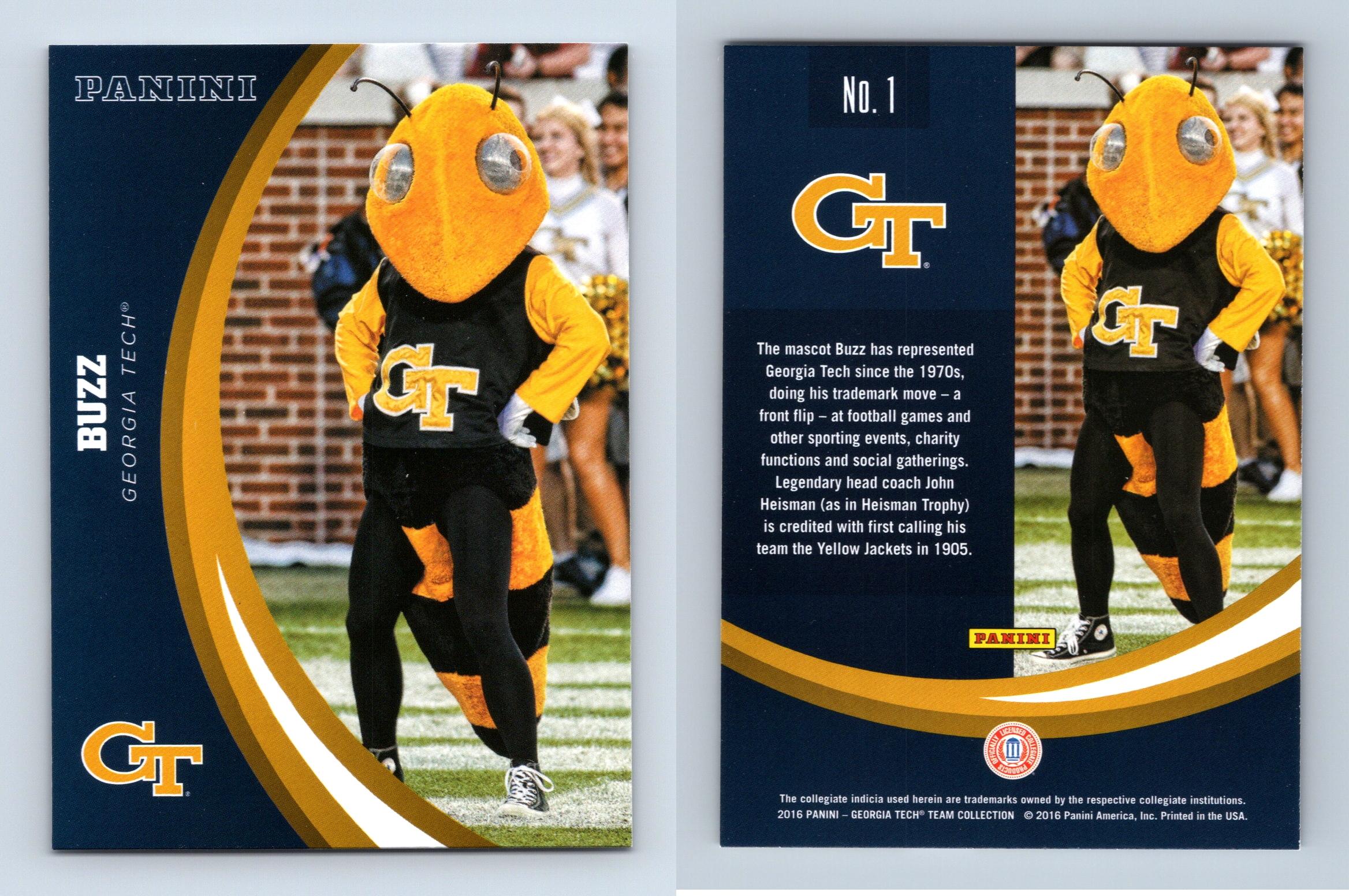 Nomar Garciaparra #44 Georgia Tech Yellow Jackets Collegiate 2016 Panini  Card