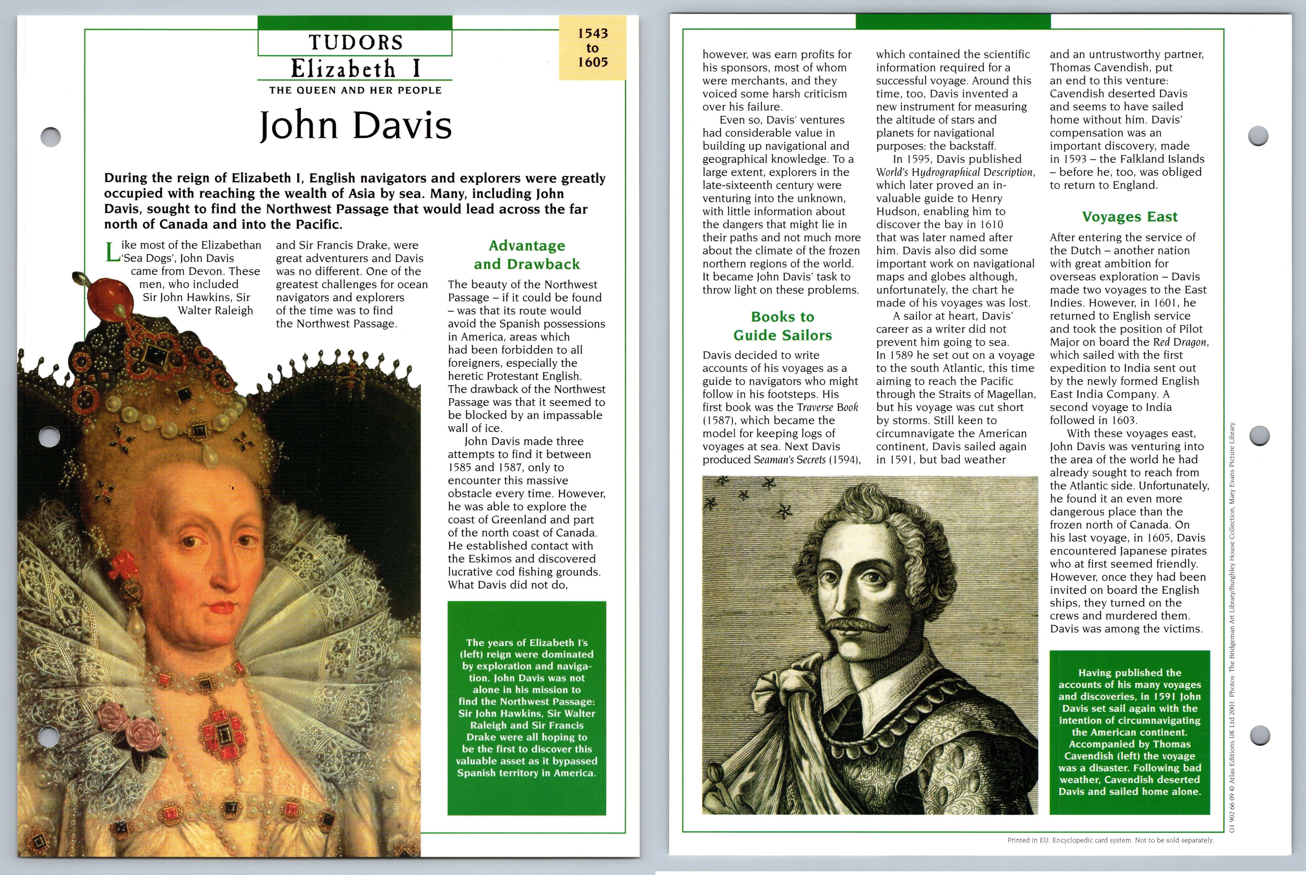 John Davis Tudors Atlas Kings Queens Of Gb Maxi Card