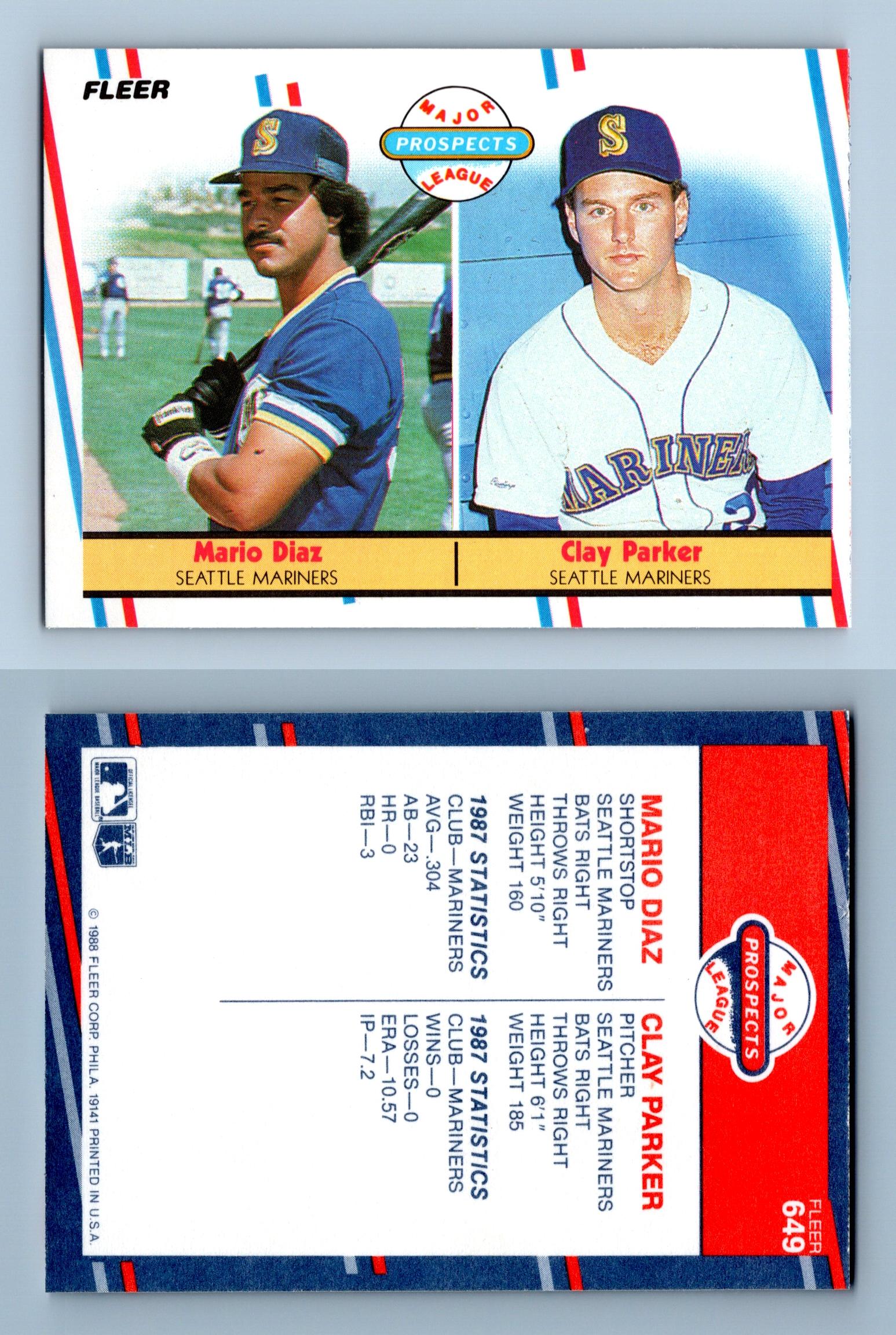 Clay Parker Baseball Cards