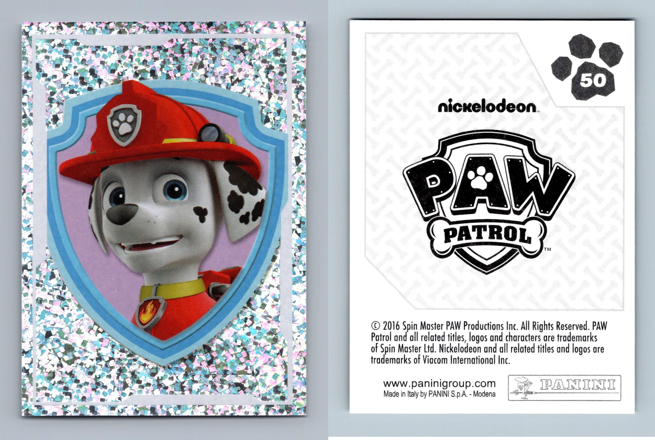 Paw Patrol 50 Panini Nickelodeon Sticker