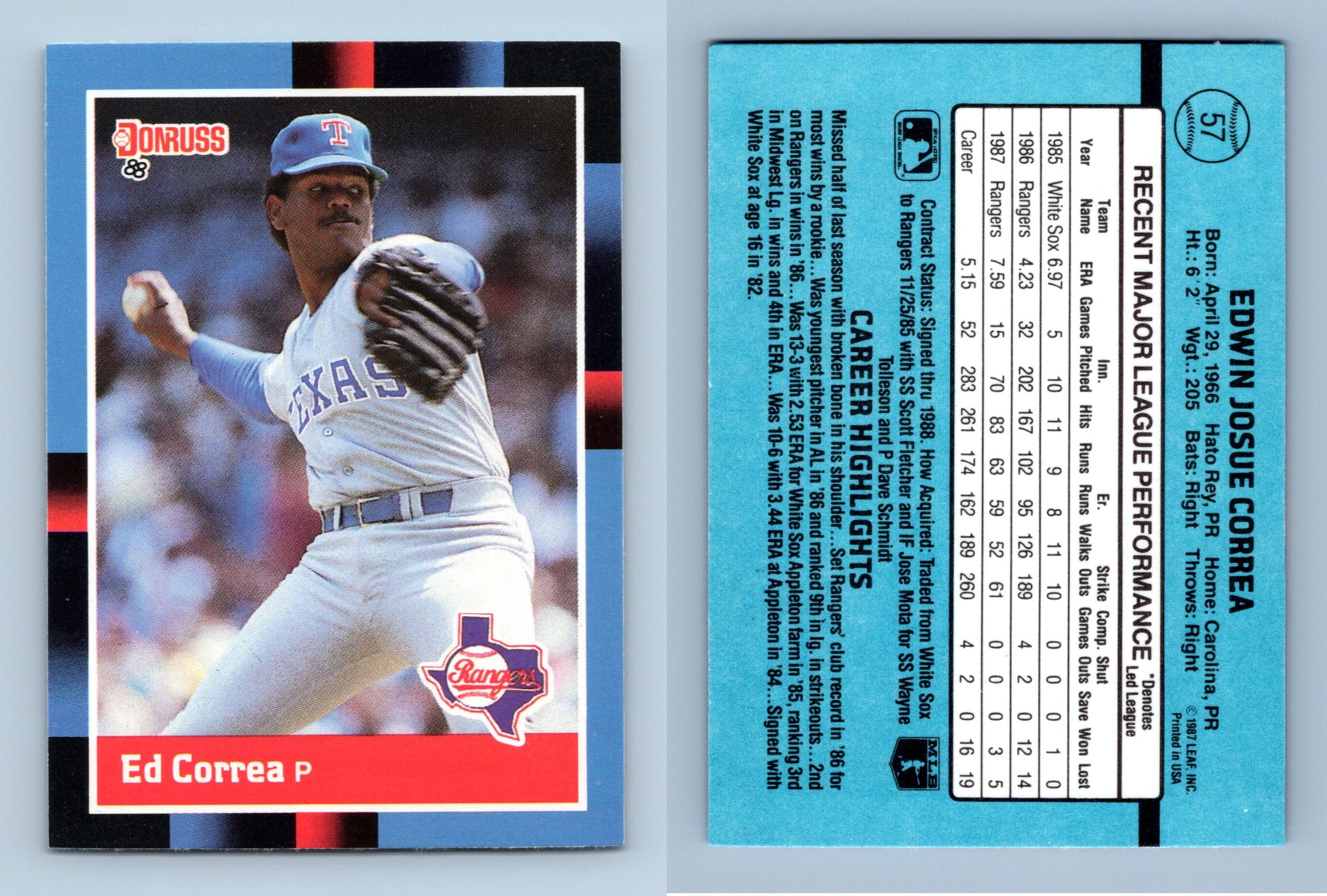 George Bell - Blue Jays #656 Donruss 1988 Baseball Trading Card