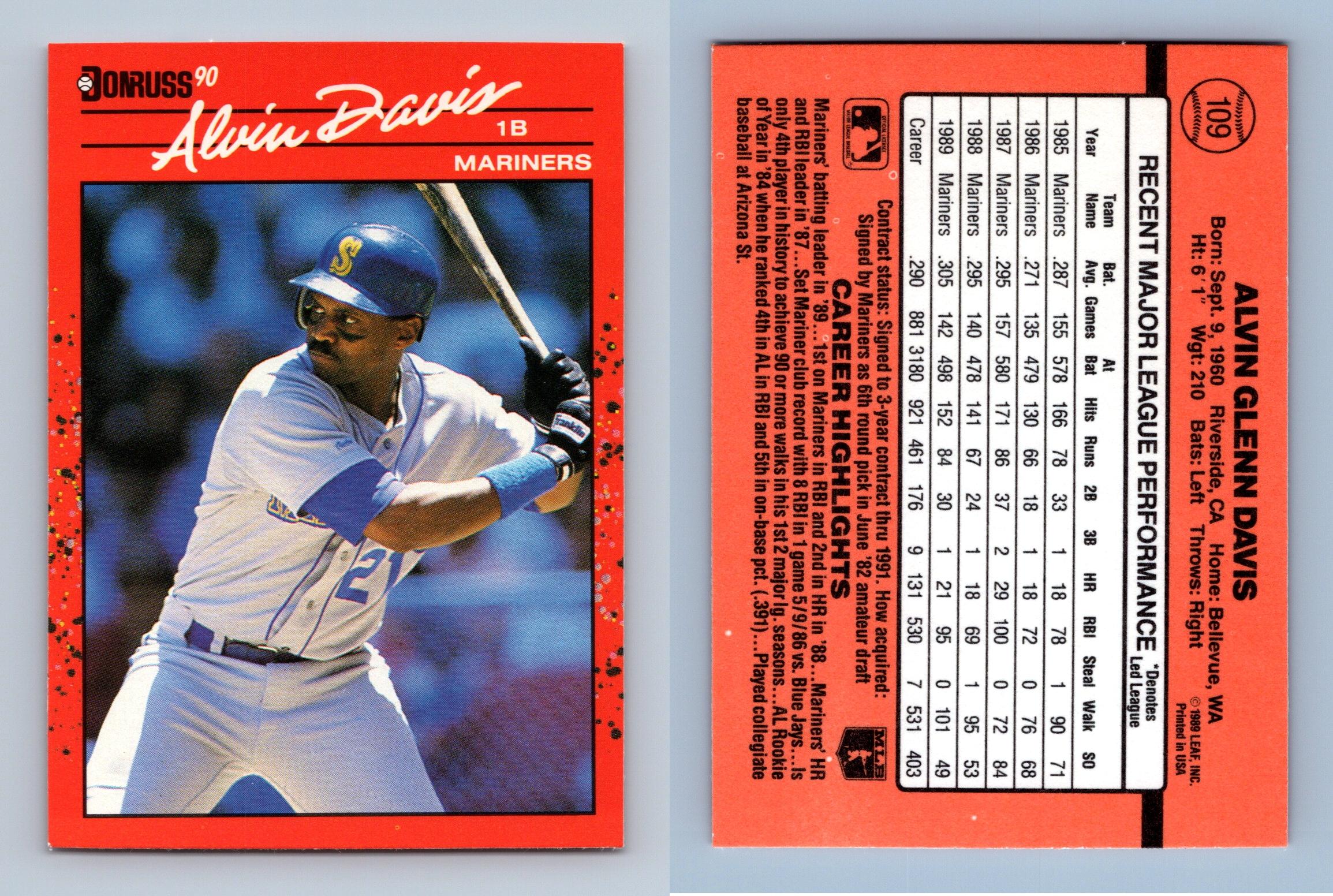 Alvin Davis Baseball Cards