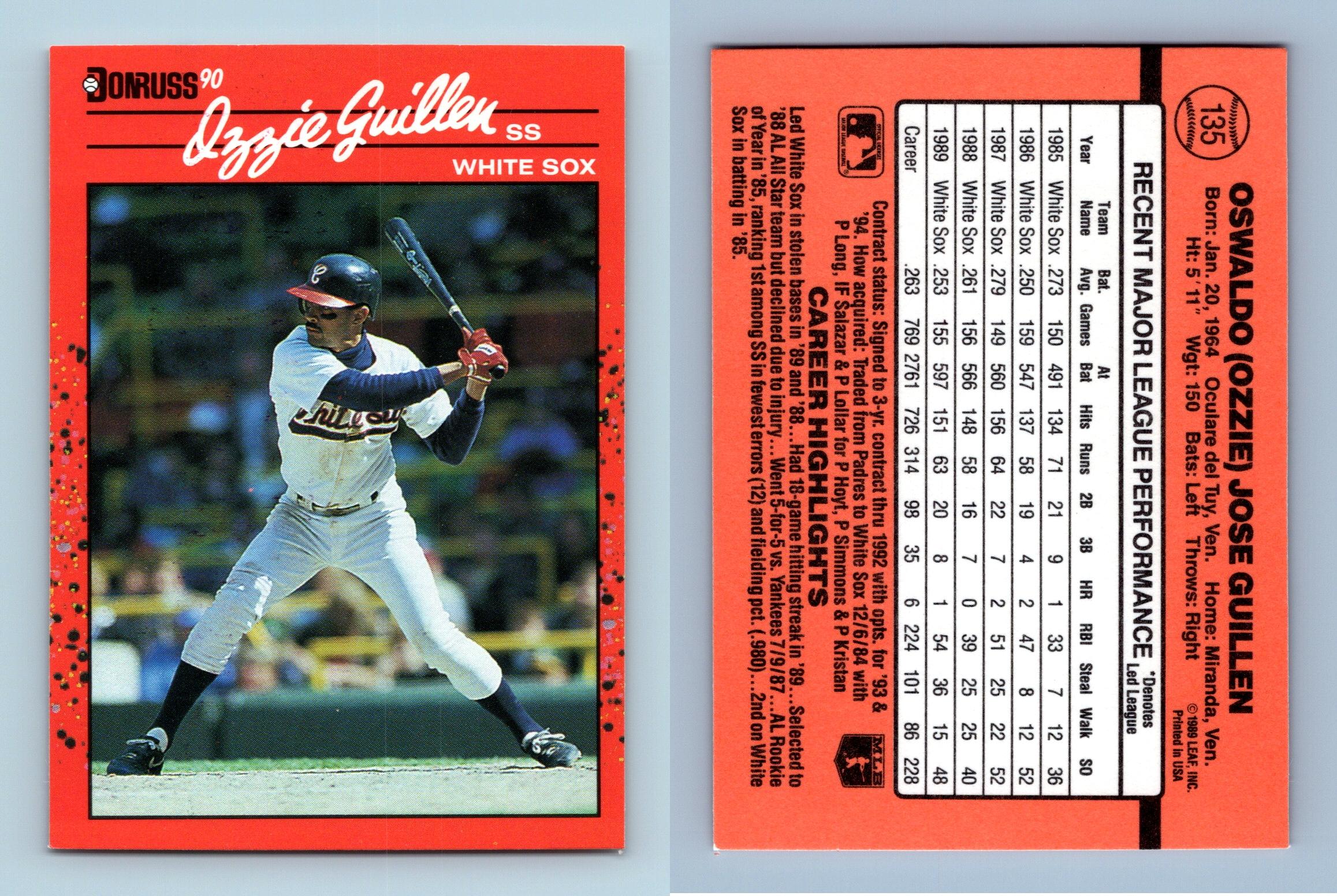 1990 Donruss Matt Williams Baseball Card Set