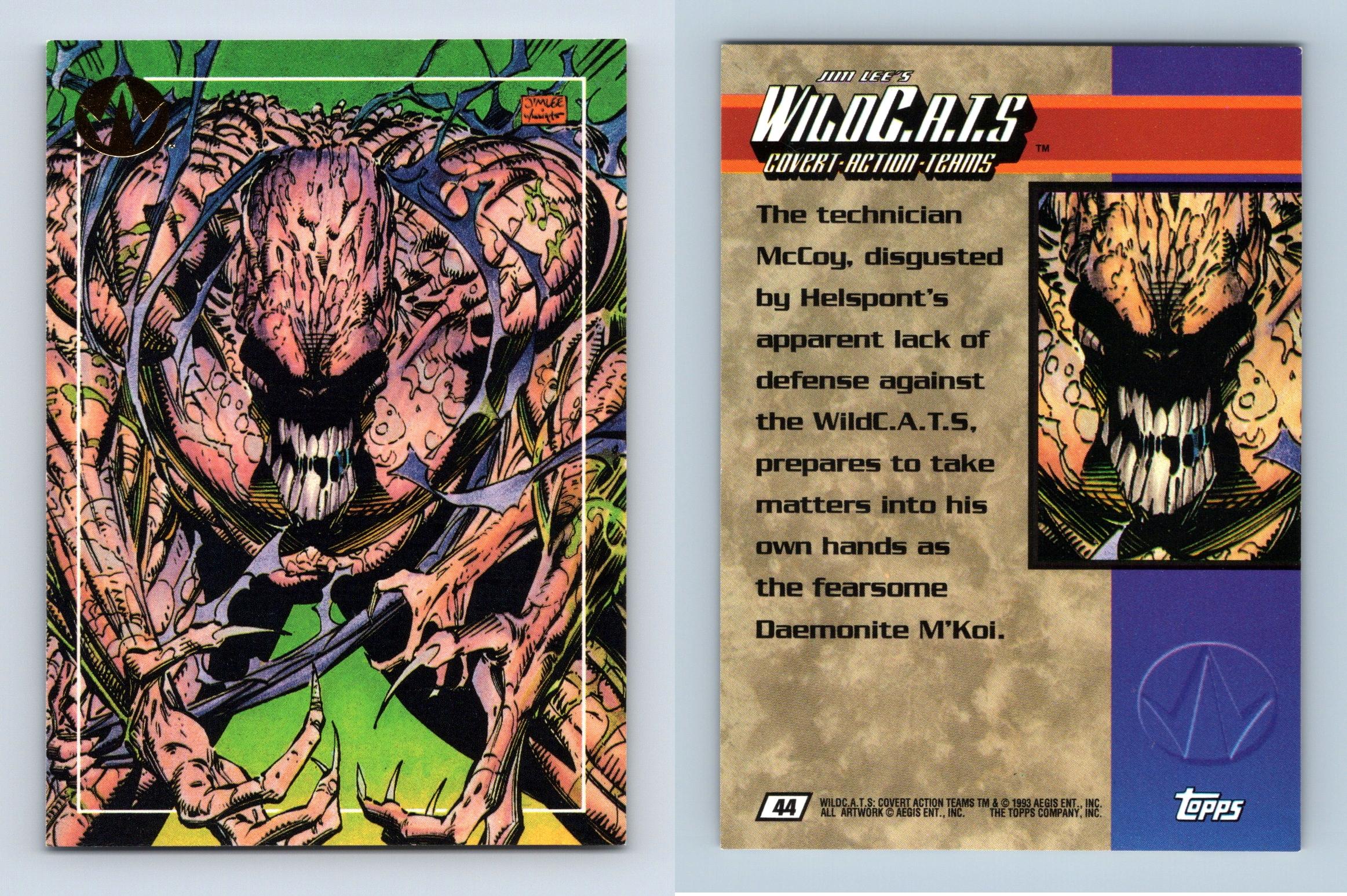 Spartan #64 Jim Lee's Wild C.A.T.S 1993 Topps Trading Card