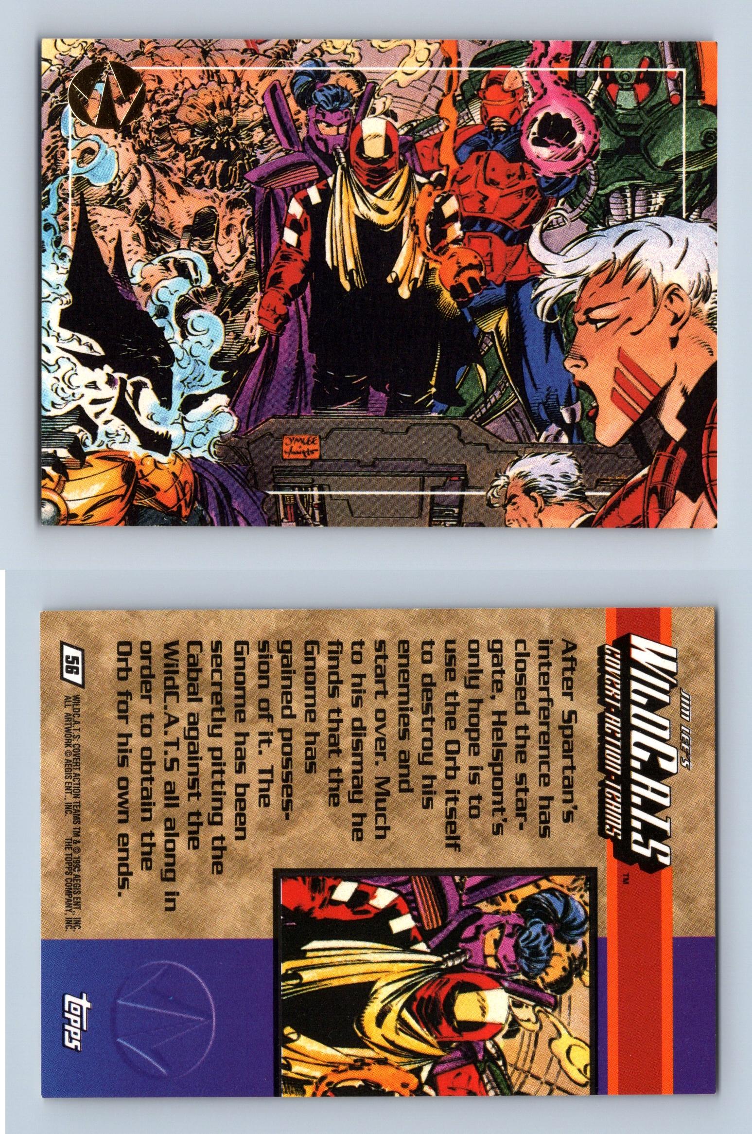 Spartan #64 Jim Lee's Wild C.A.T.S 1993 Topps Trading Card