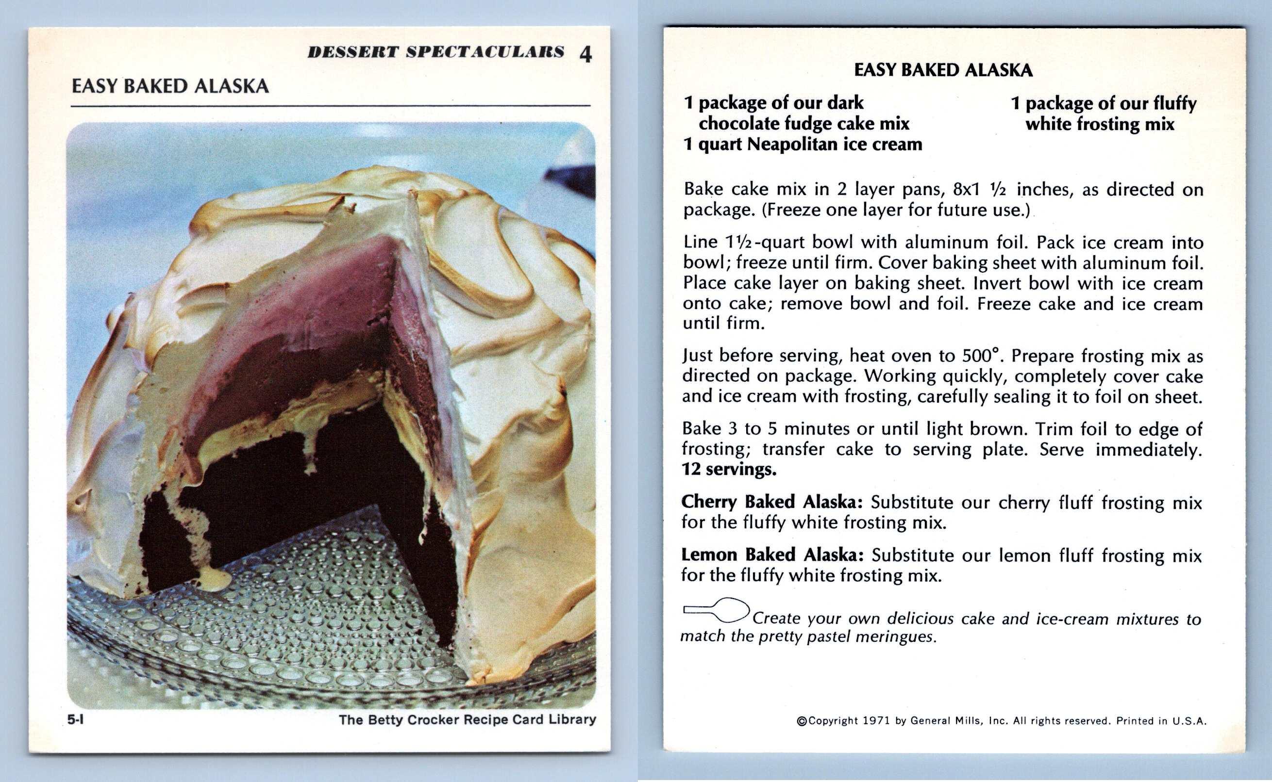 Chocolate Ice Cream Baked Alaska Vegetarian Recipe