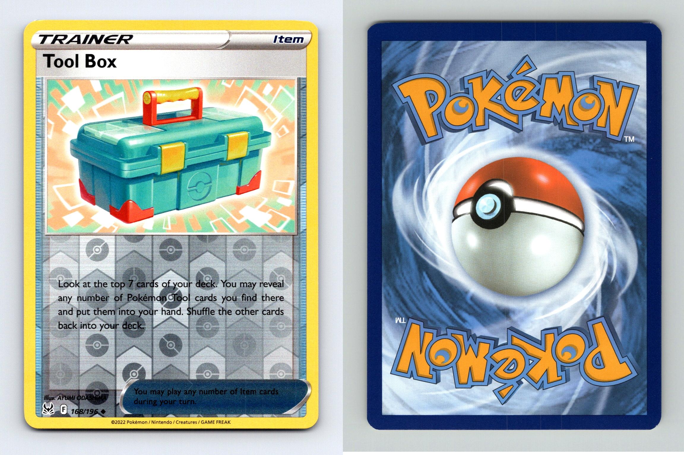 Tool Box 168/196 SWSH Lost Origin Reverse Holo Pokemon 2022