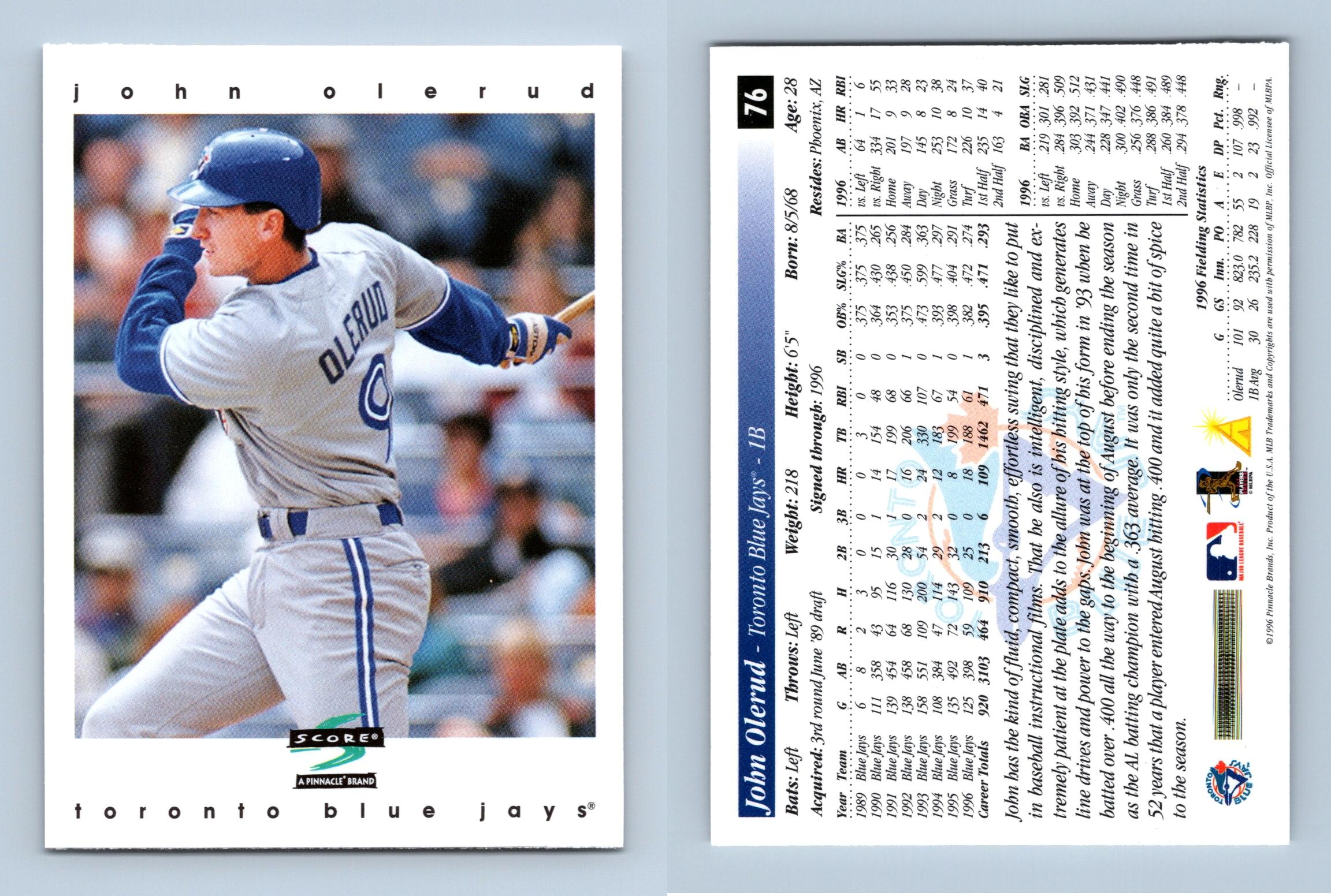 John Jaha - Brewers #68 Score 1997 Baseball Trading Card