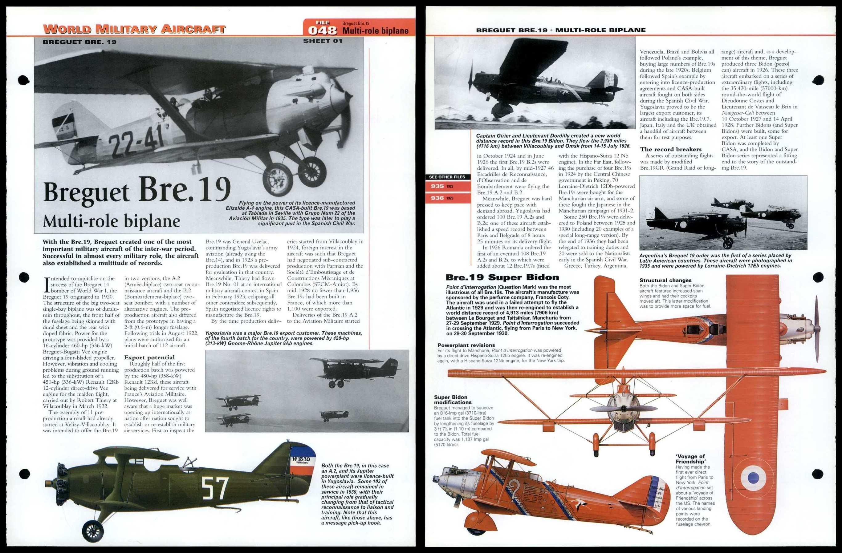 Breguet Bre. 19 48 Military World Aircraft Information Page