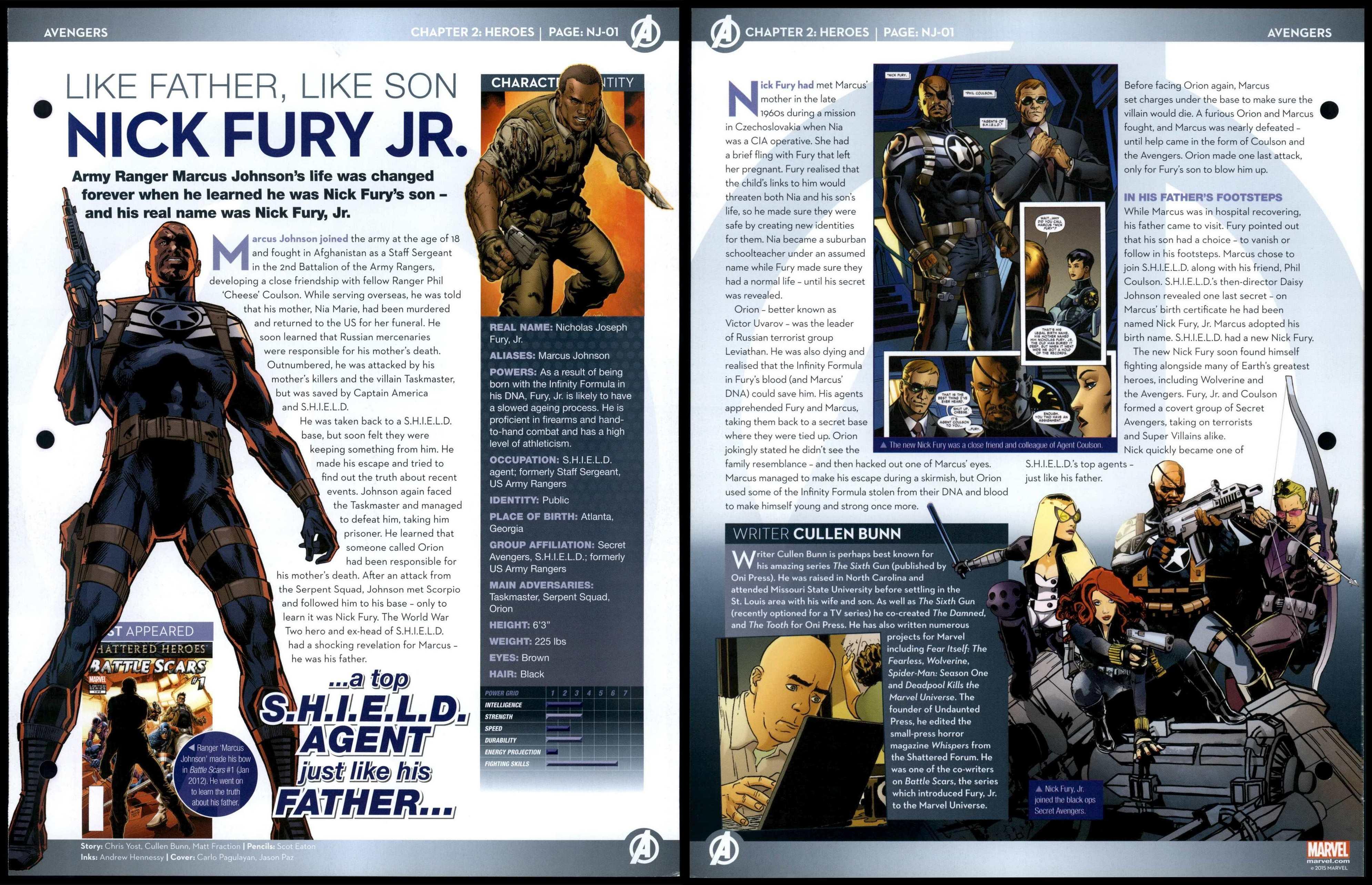 Nick Fury Jr. - Like Father, Like Son #NJ-01 Heroes - Avengers Marvel ...