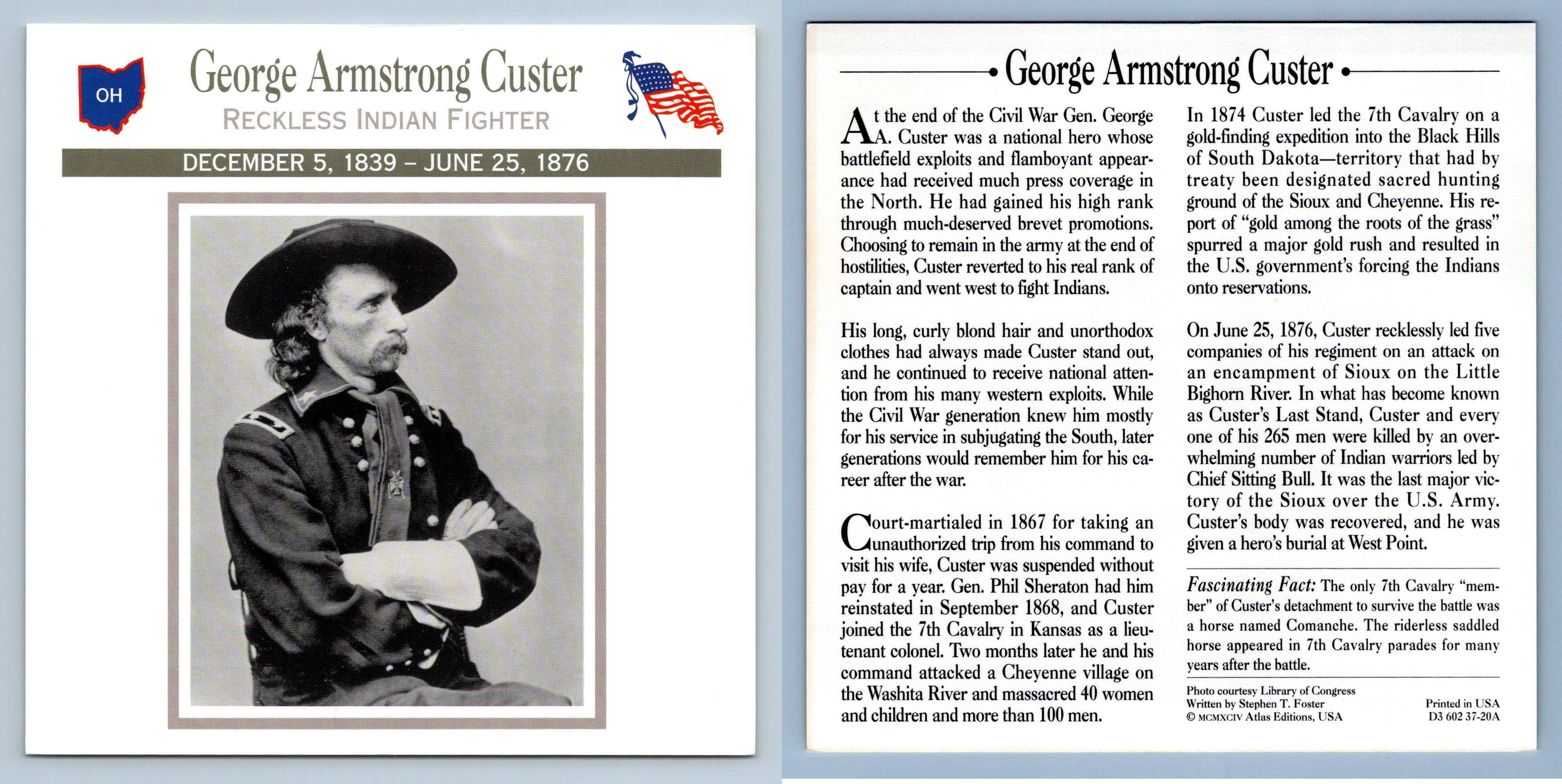 George Armstrong Custer, George Armstrong Custer (December …