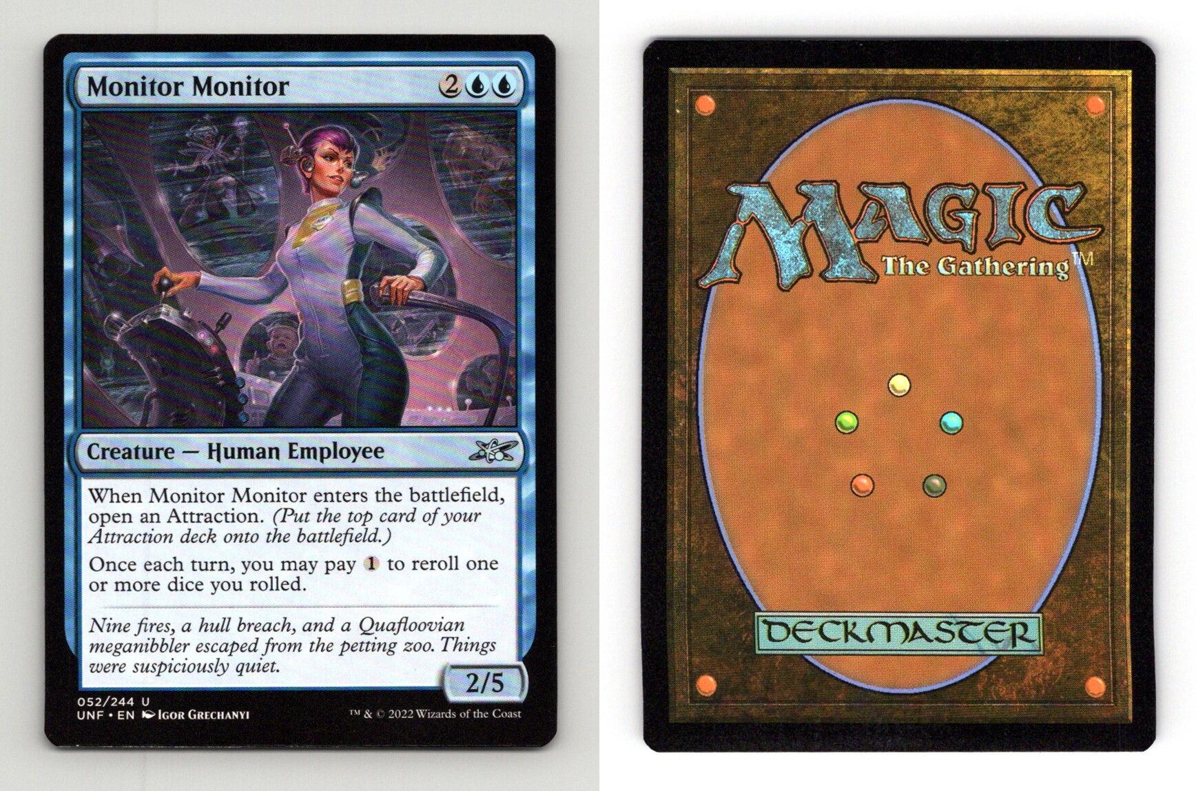 Monitor Monitor #052/244 MTG Unfinity 2022 Uncommon TCG Card