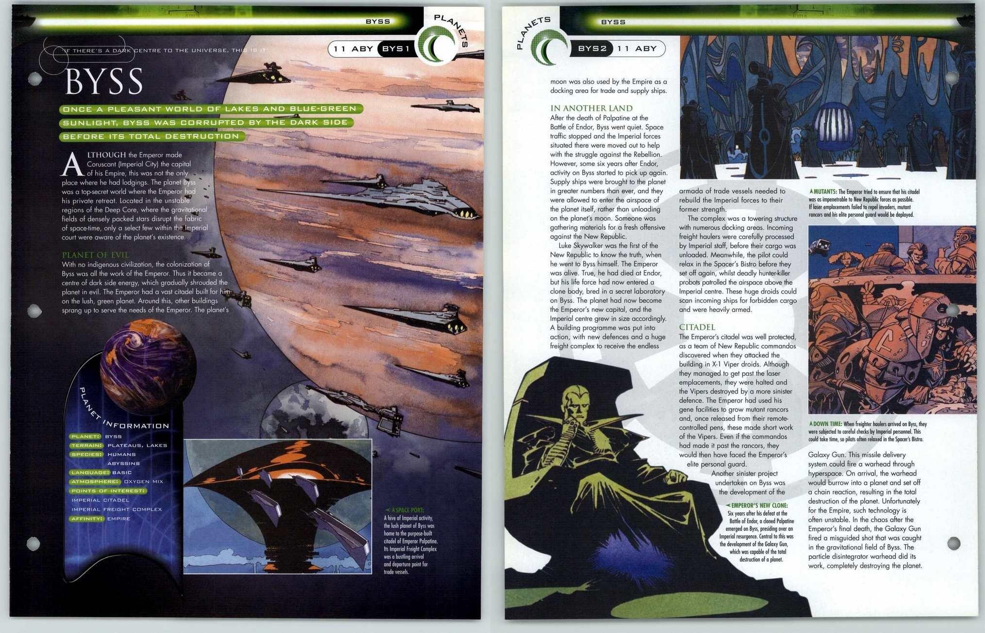 Byss #BYS#1-2 - Planets - Star Wars Fact File Page