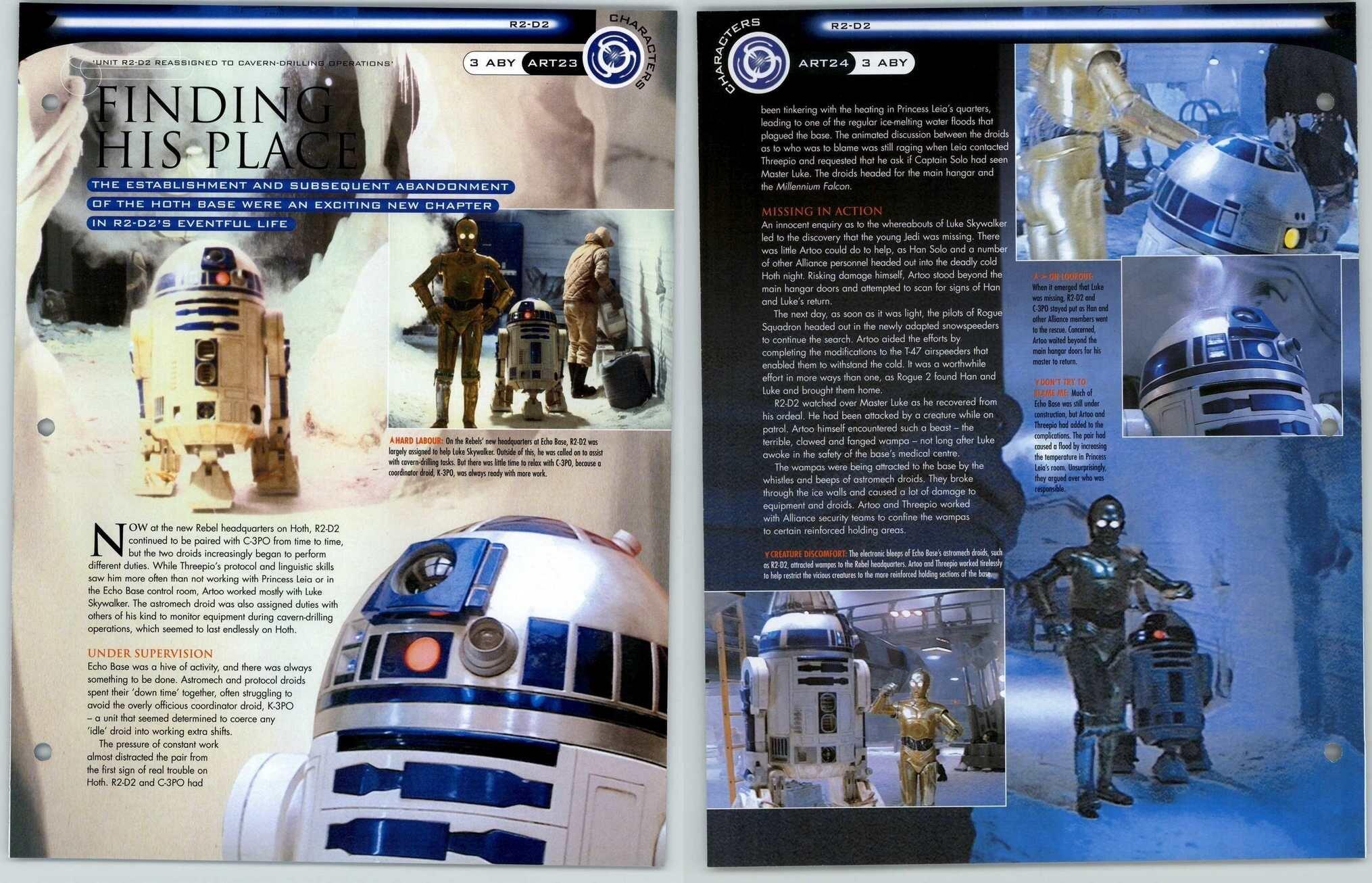 Finding His Place #ART#23-24 R2-D2 - Characters - Star Wars Fact File Page