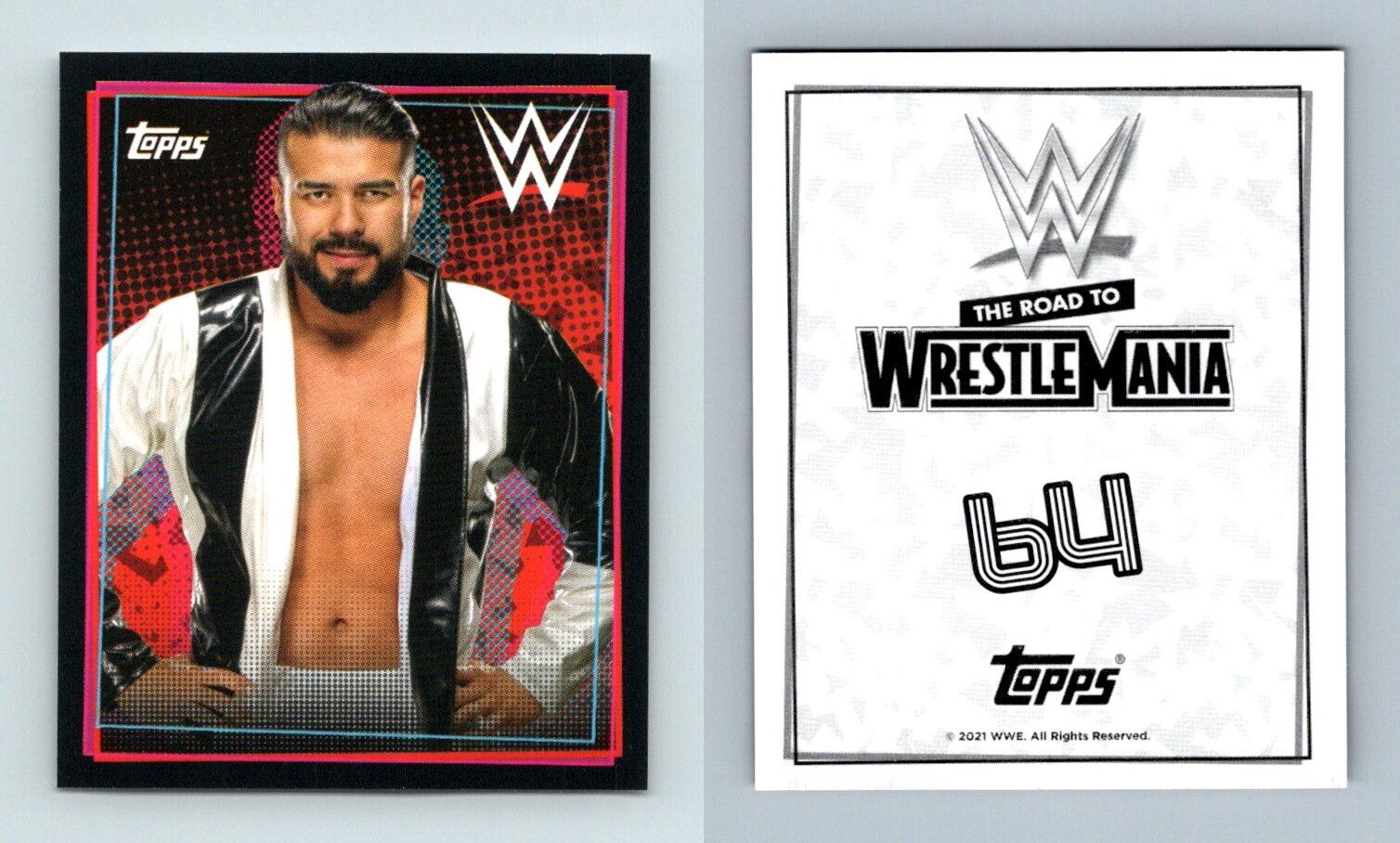 The Road To Wrestlemania #64 Topps 2021 Sticker