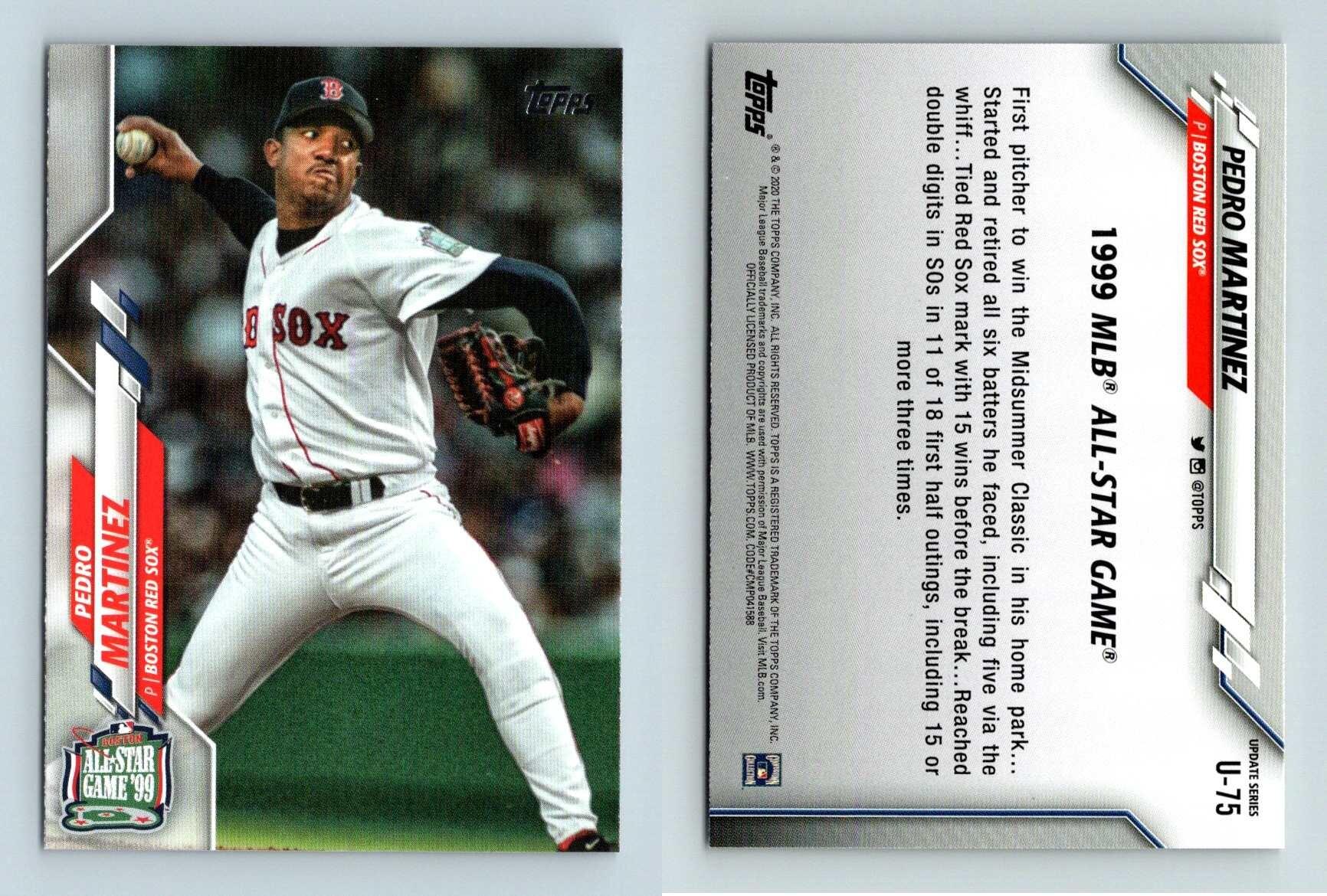Pedro Martinez - Red Sox #U-75 Topps Baseball 2020 Update Series Trading  Card