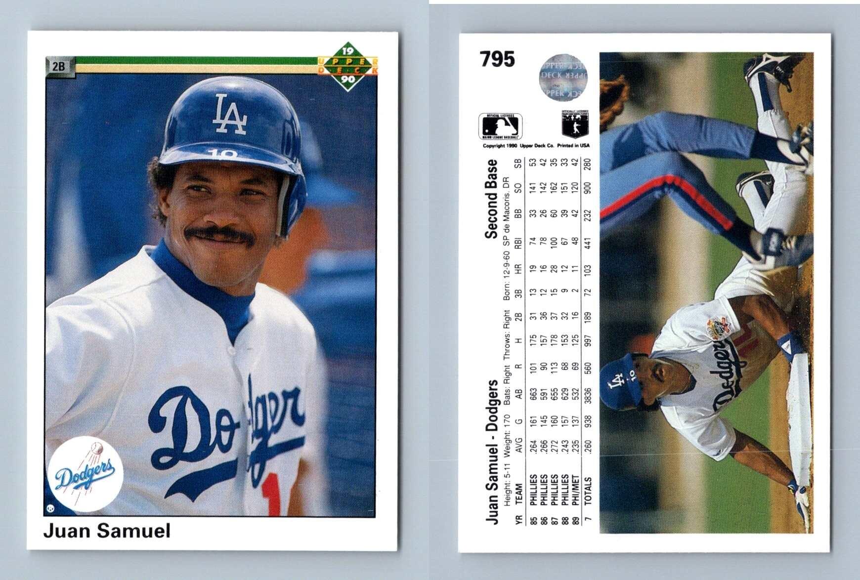 Topps Juan Samuel Baseball Trading Cards